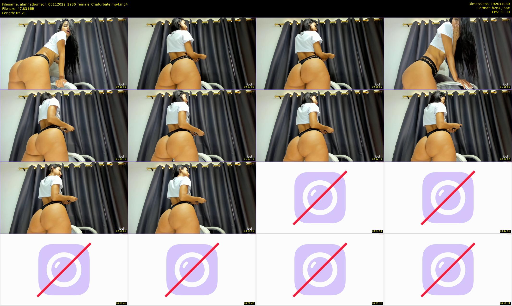 alannathomson — 6 minute Chaturbate female cam show recording, 1080p, Nov 5, 2022