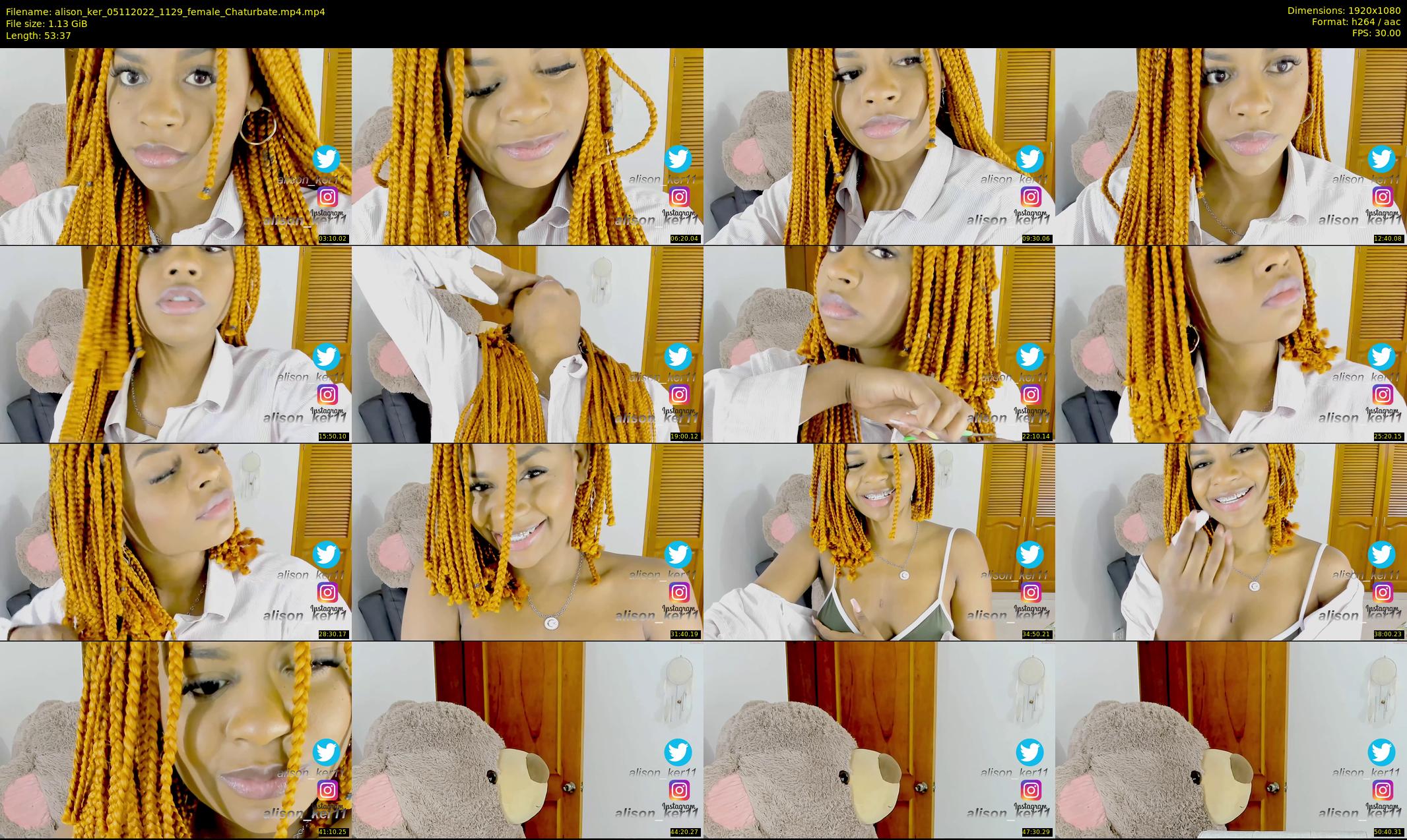 alison_ker — 54 minute Chaturbate female cam show recording, 1080p, Nov 5, 2022