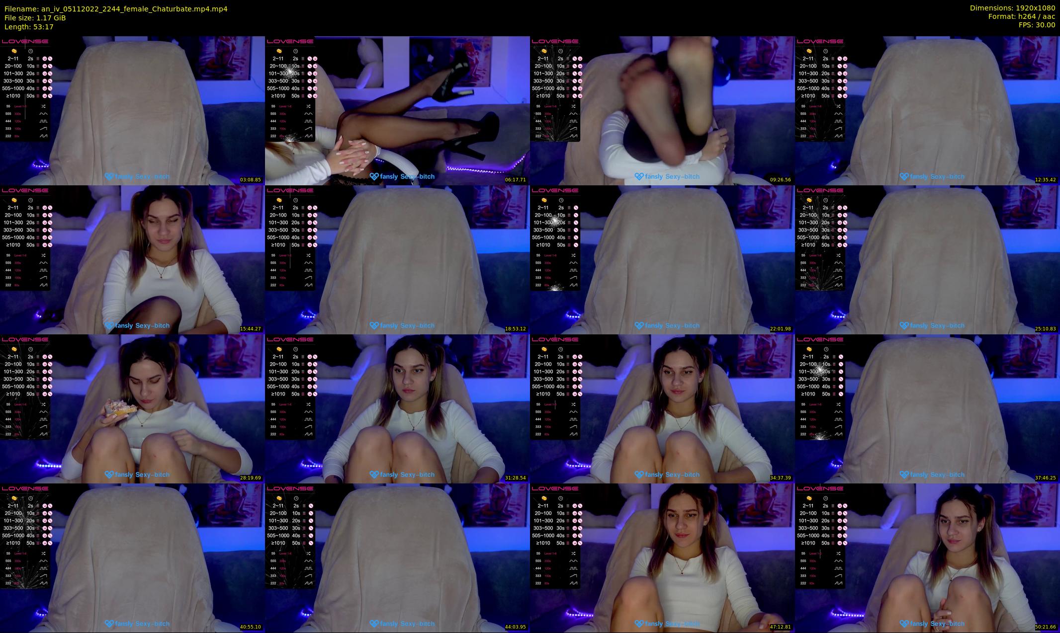 an_iv — 54 minute Chaturbate female cam show recording, 1080p, Nov 5, 2022