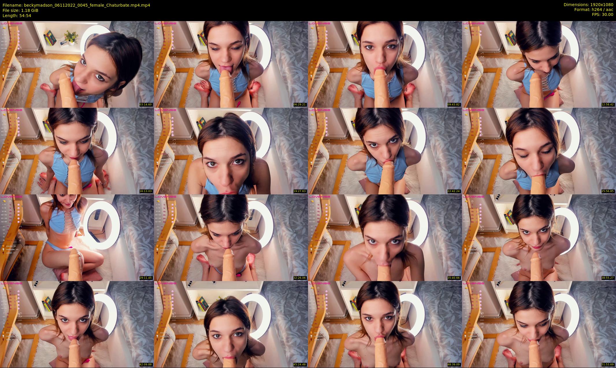 beckymadson — 55 minute Chaturbate female cam show recording, 1080p, Nov 6, 2022