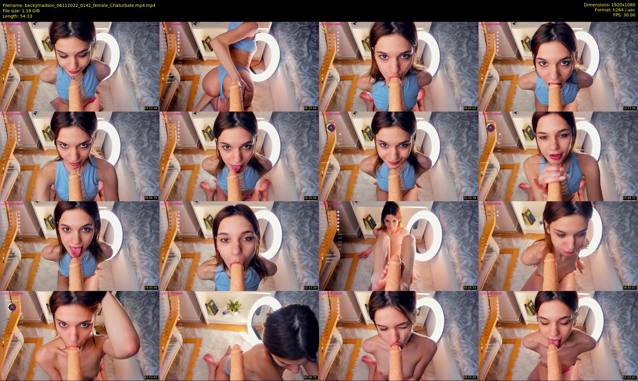 beckymadson — 55 minute Chaturbate female cam show recording, 1080p, Nov 6, 2022