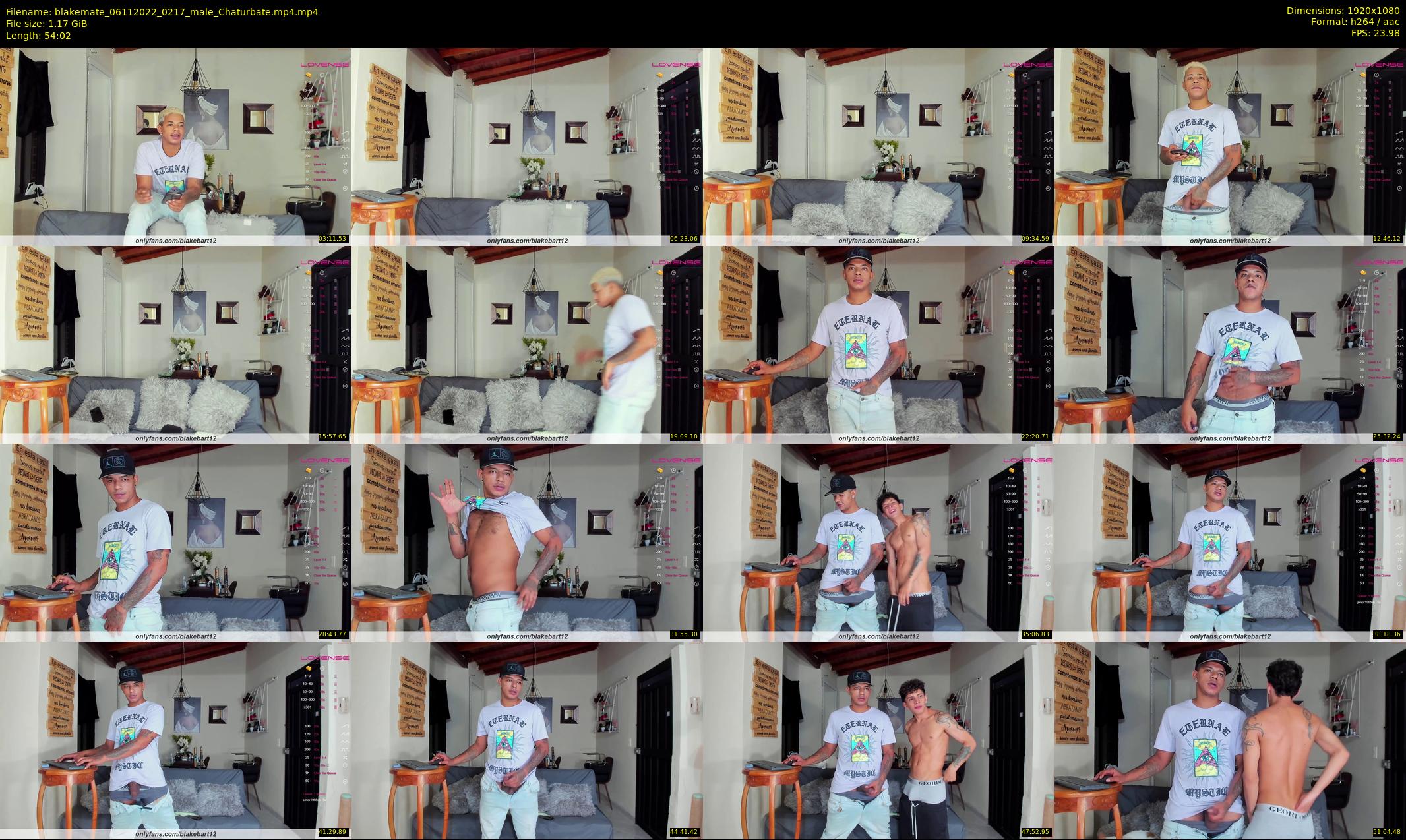 blakemate — 55 minute Chaturbate male cam show recording, 1080p, Nov 6, 2022