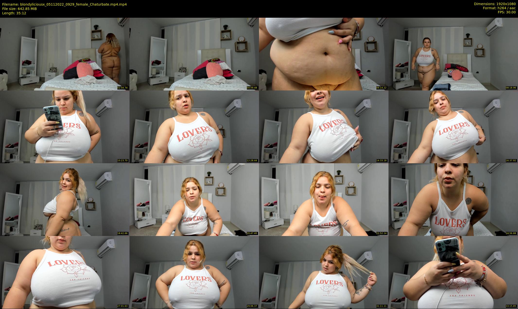 blondyliciousx — 36 minute Chaturbate female cam show recording, 1080p, Nov 5, 2022