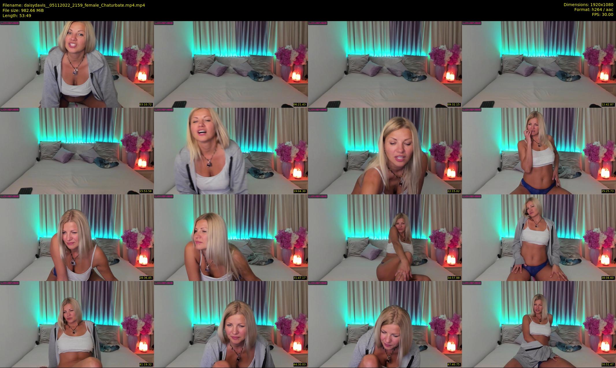 daisydavis_ — 54 minute Chaturbate female cam show recording, 1080p, Nov 5, 2022