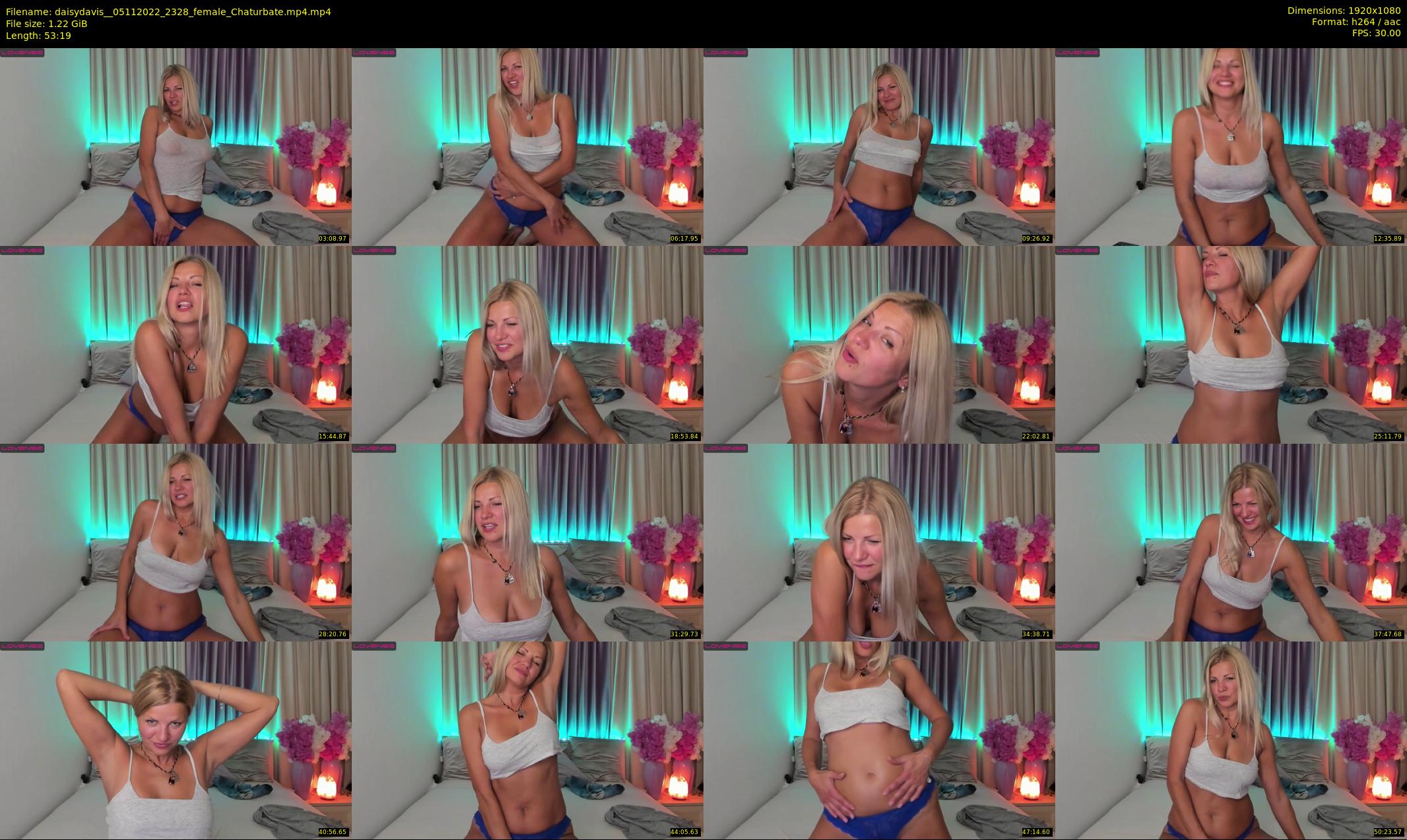 daisydavis_ — 54 minute Chaturbate female cam show recording, 1080p, Nov 5, 2022