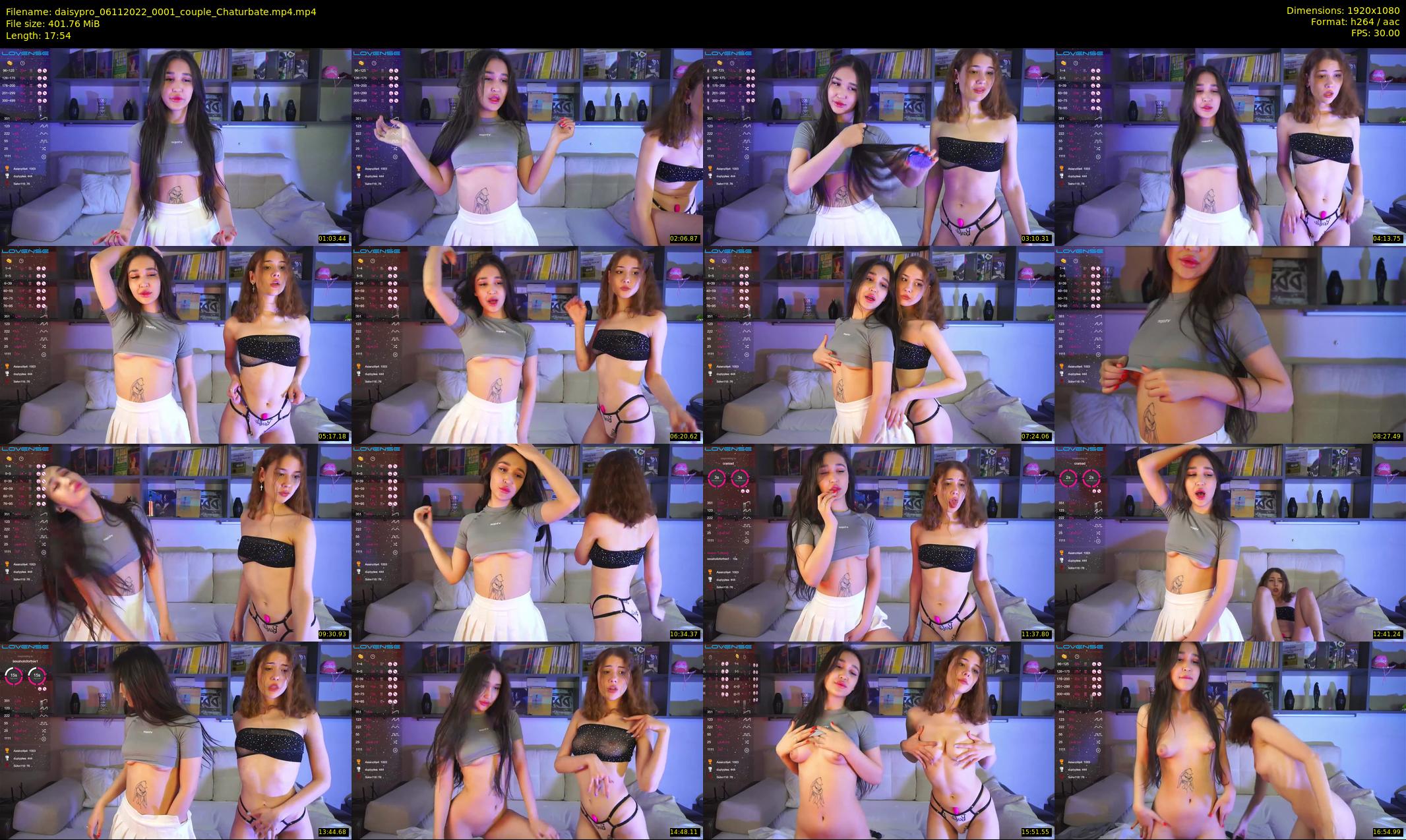 daisypro — 18 minute Chaturbate couple cam show recording, 1080p, Nov 6, 2022
