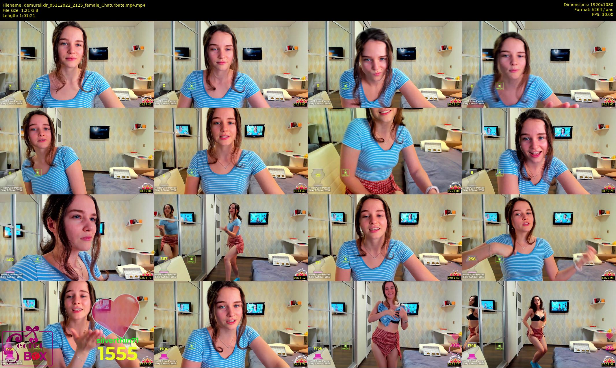 demurelixir — 62 minute Chaturbate female cam show recording, 1080p, Nov 5, 2022