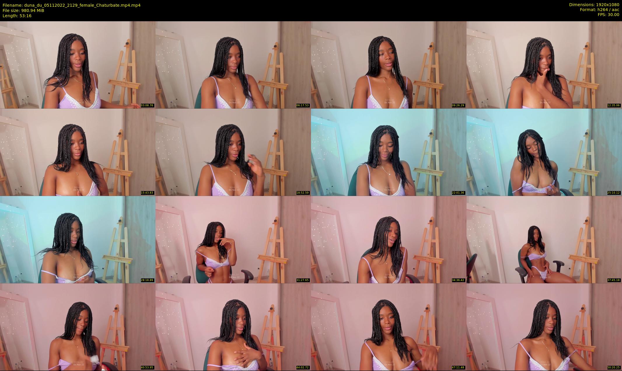 duna_du — 54 minute Chaturbate female cam show recording, 1080p, Nov 5, 2022