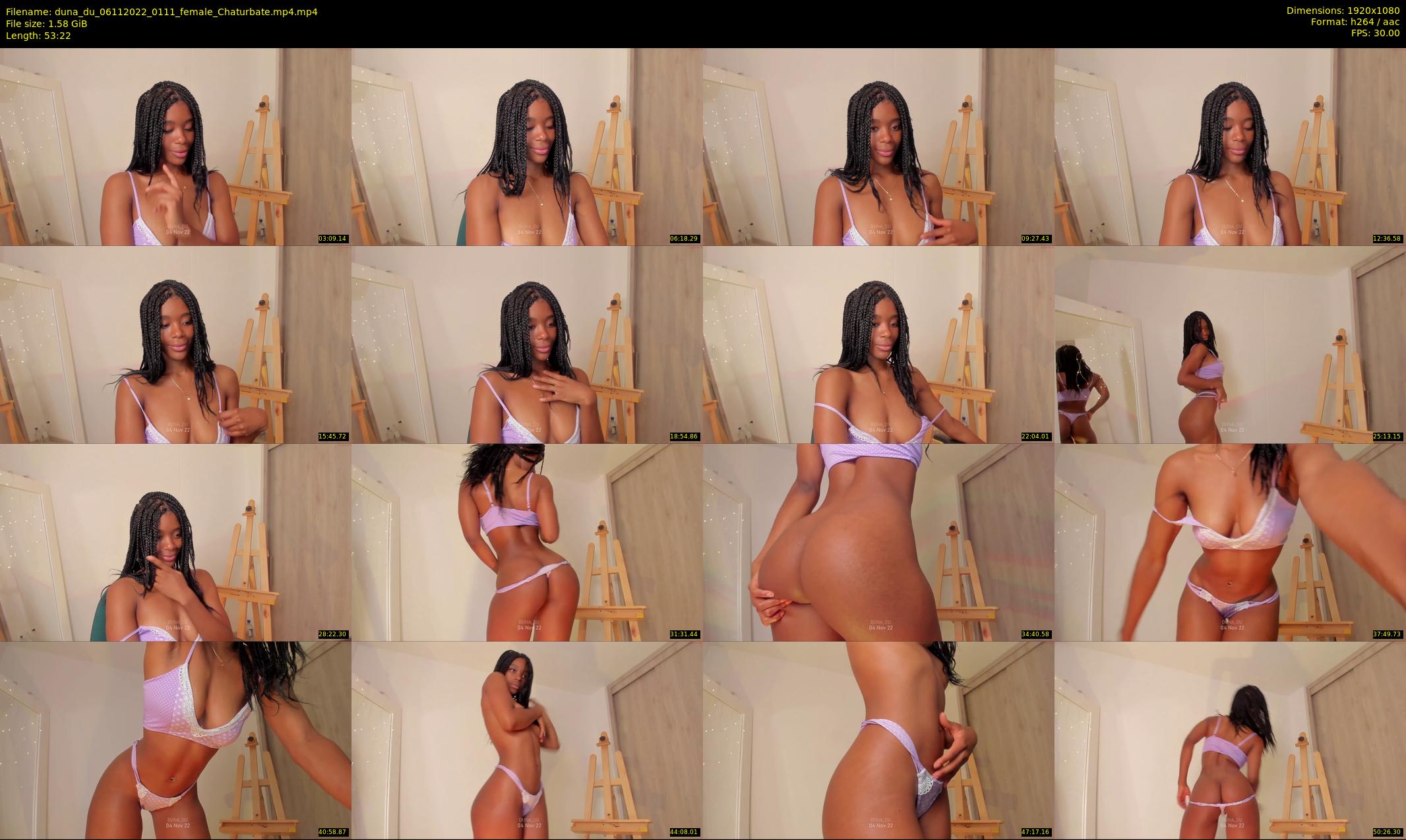 duna_du — 54 minute Chaturbate female cam show recording, 1080p, Nov 6, 2022