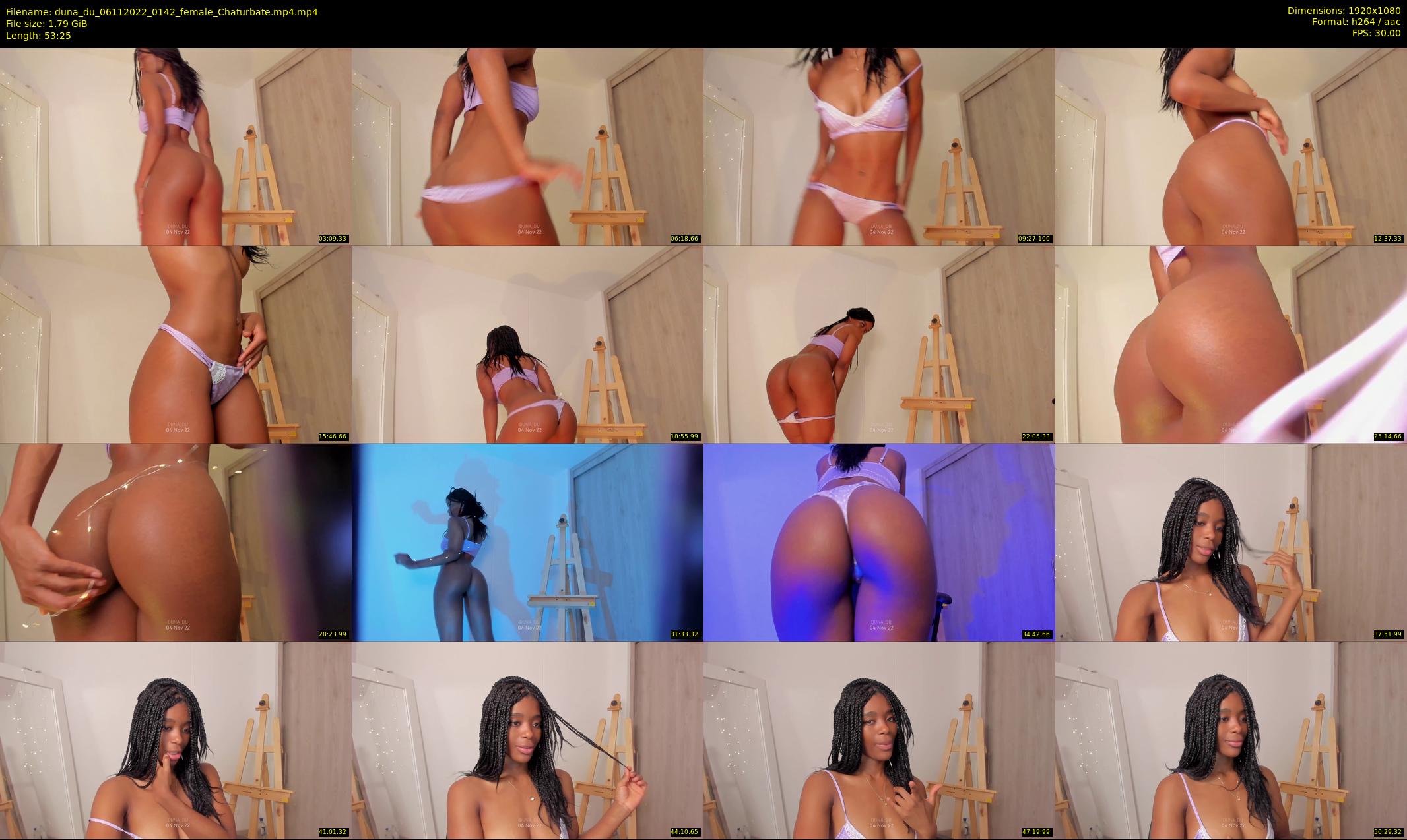duna_du — 54 minute Chaturbate female cam show recording, 1080p, Nov 6, 2022