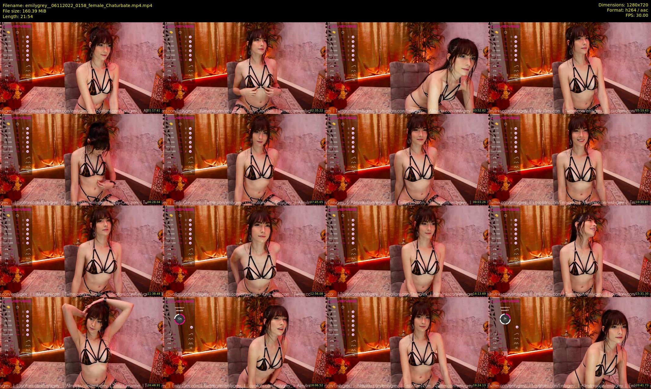 emilygrey_ — 22 minute Chaturbate female cam show recording, 720p, Nov 6, 2022