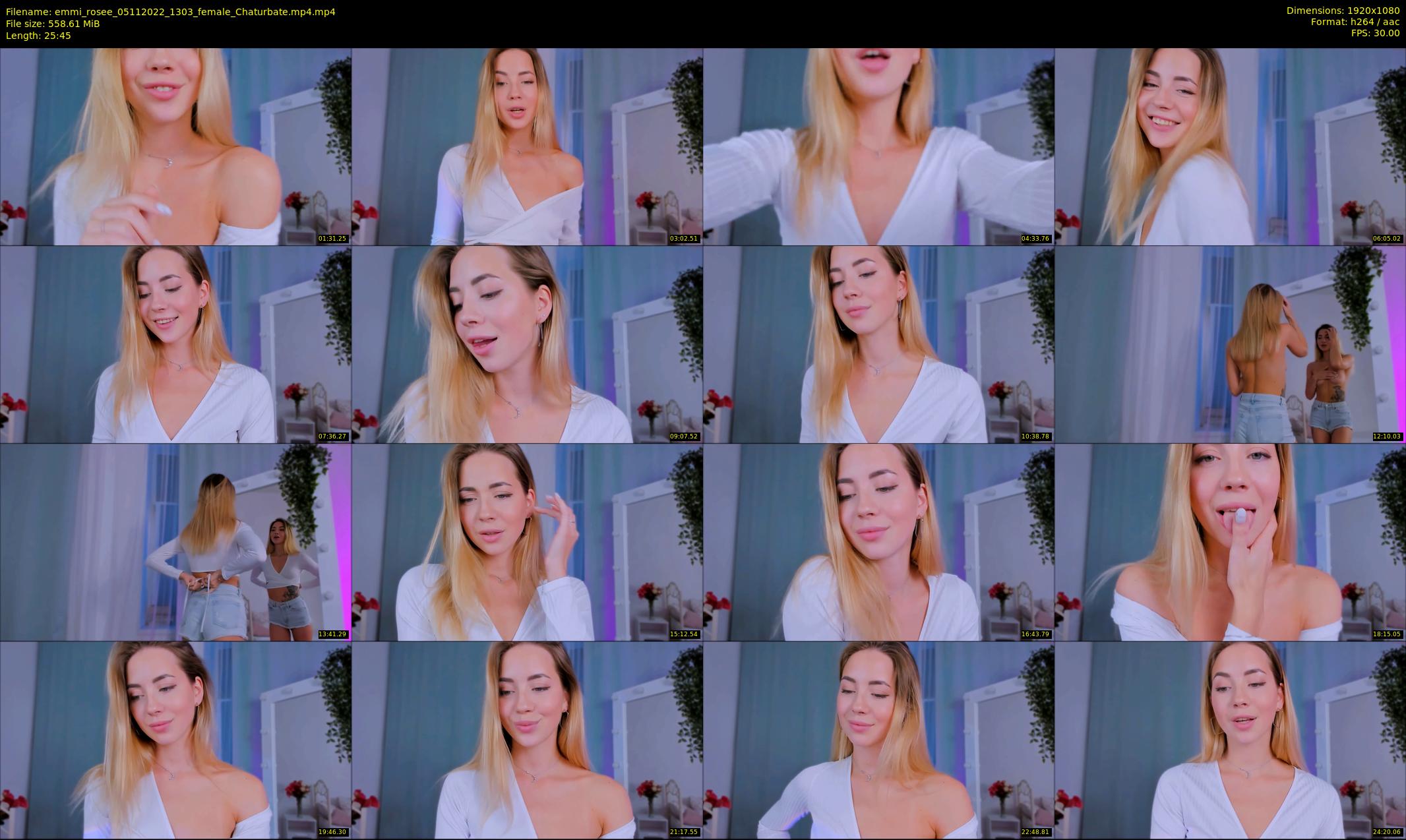 emmi_rosee — 26 minute Chaturbate female cam show recording, 1080p, Nov 5, 2022