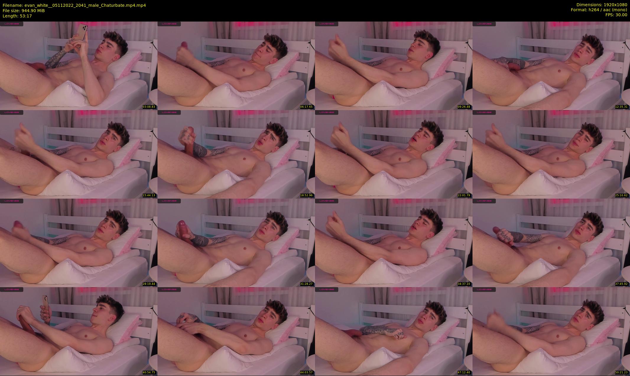 evan_white_ — 54 minute Chaturbate male cam show recording, 1080p, Nov 5, 2022