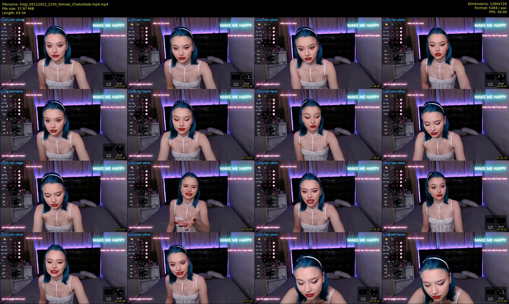 hizgi — 4 minute Chaturbate couple cam show recording, 720p, Nov 5, 2022