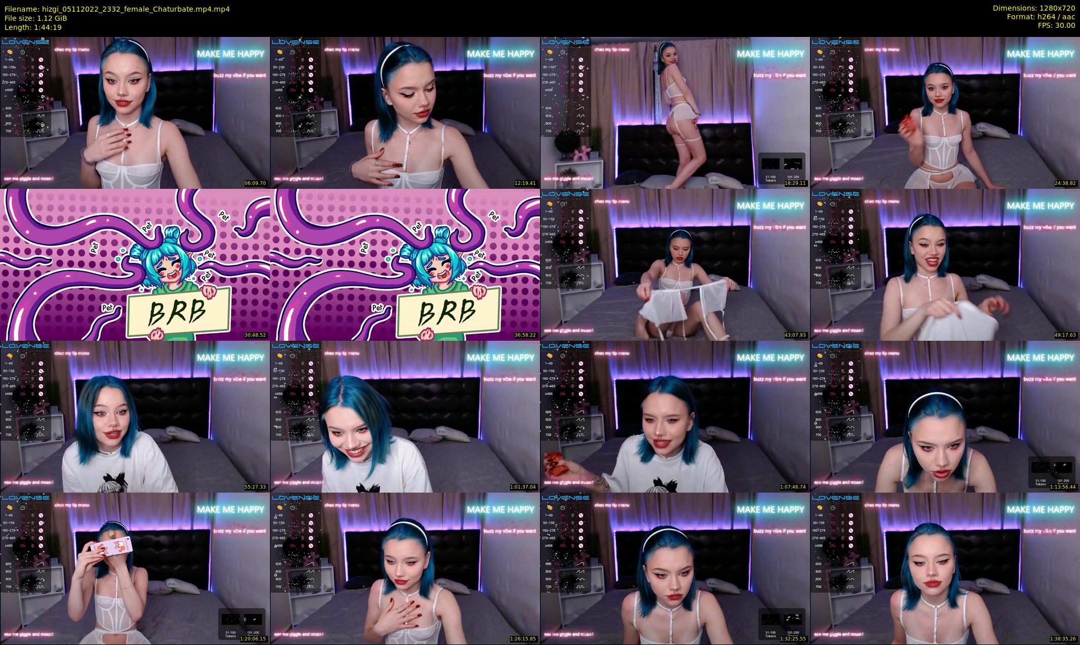 hizgi — 105 minute Chaturbate couple cam show recording, 720p, Nov 5, 2022