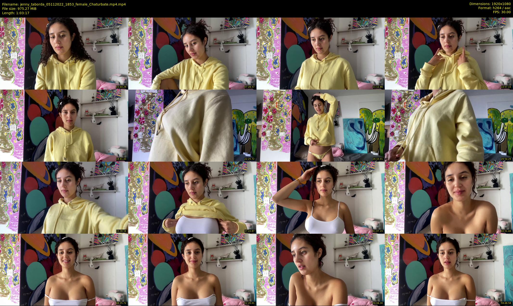 jenny_taborda — 64 minute Chaturbate female cam show recording, 1080p, Nov 5, 2022