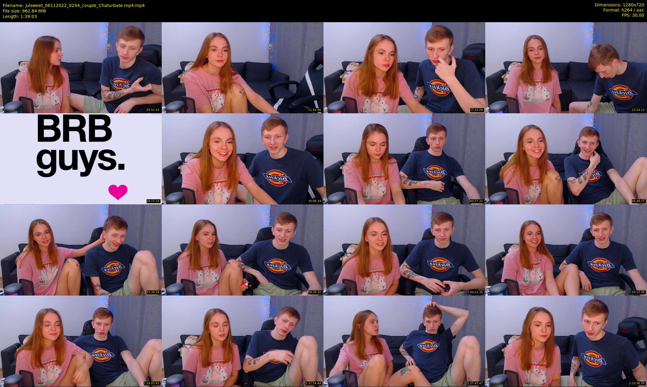 julsweet — 100 minute Chaturbate male cam show recording, 720p, Nov 6, 2022