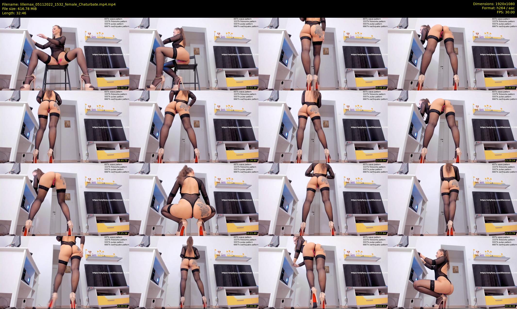 lillemax — 33 minute Chaturbate female cam show recording, 1080p, Nov 5, 2022
