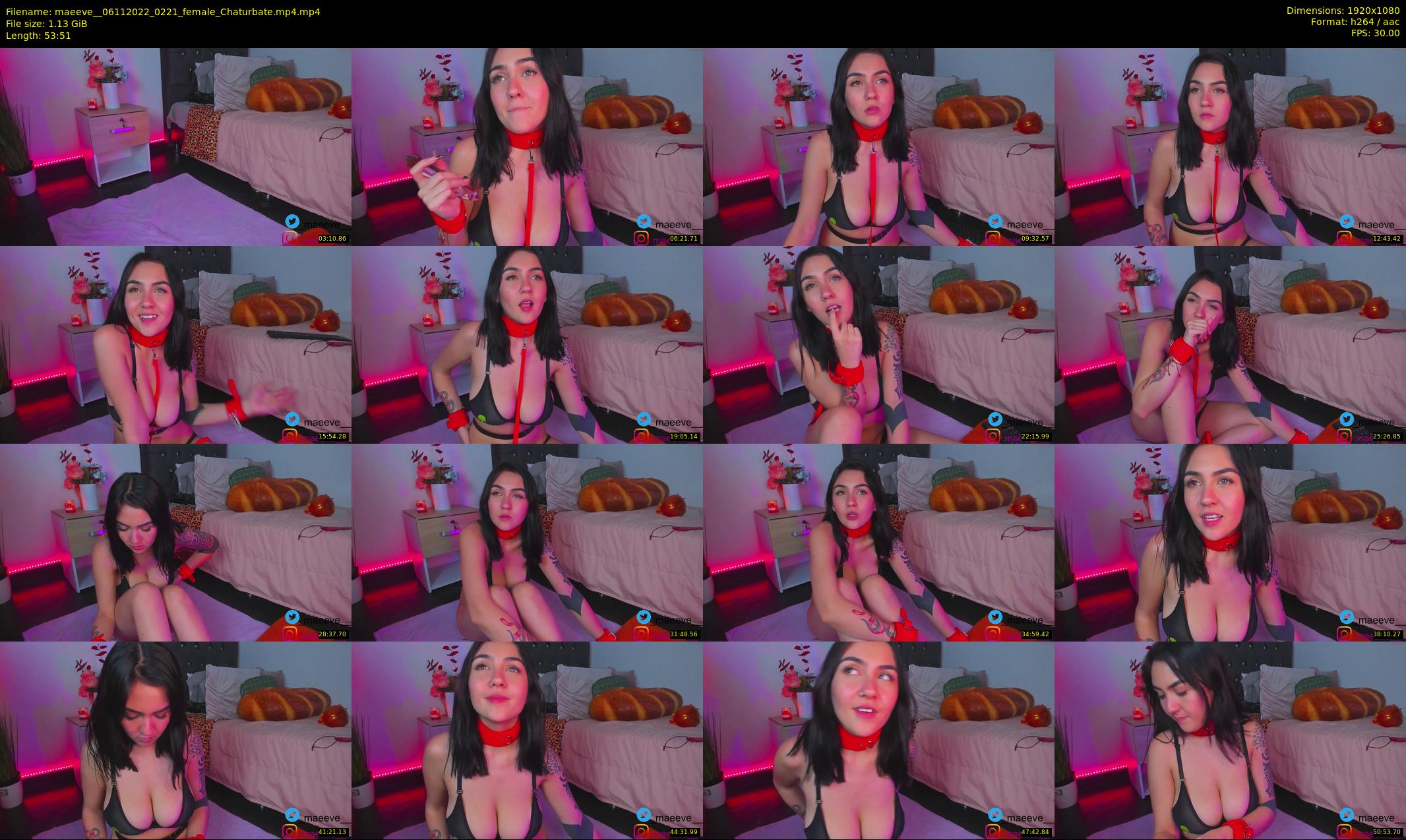 maeeve_ — 54 minute Chaturbate female cam show recording, 1080p, Nov 6, 2022