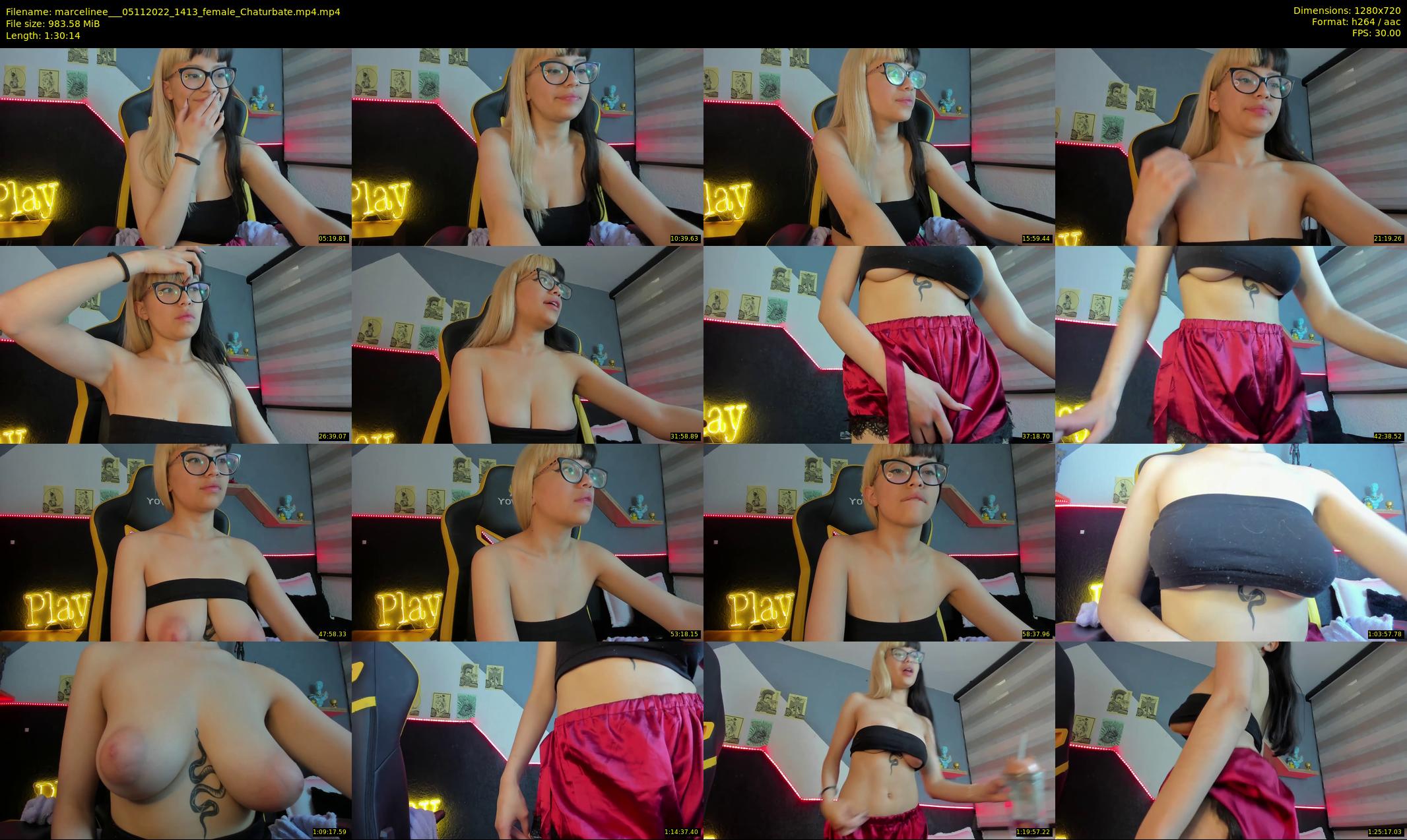 marcelinee__ — 91 minute Chaturbate female cam show recording, 720p, Nov 5, 2022