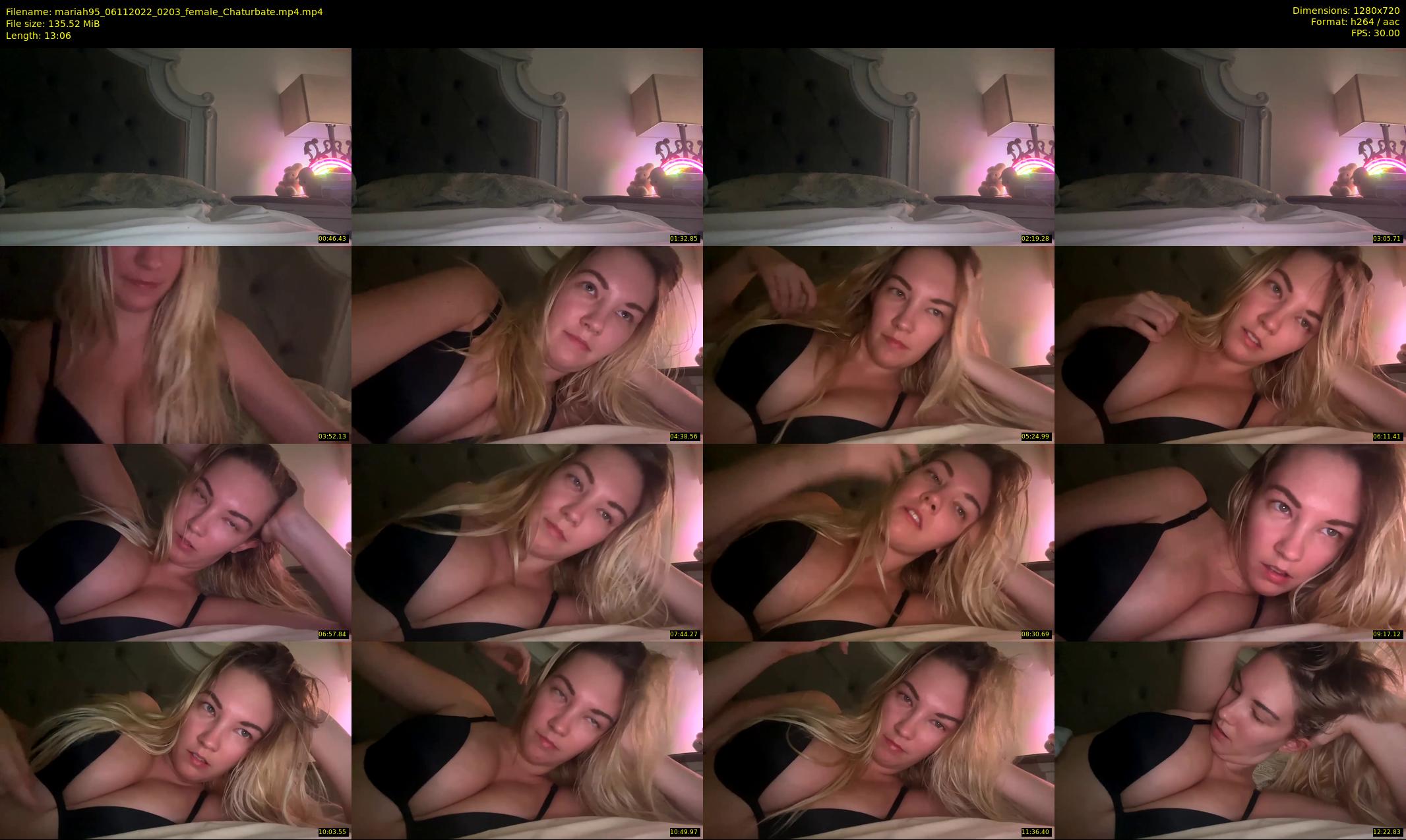 mariah95 — 14 minute Chaturbate female cam show recording, 720p, Nov 6, 2022