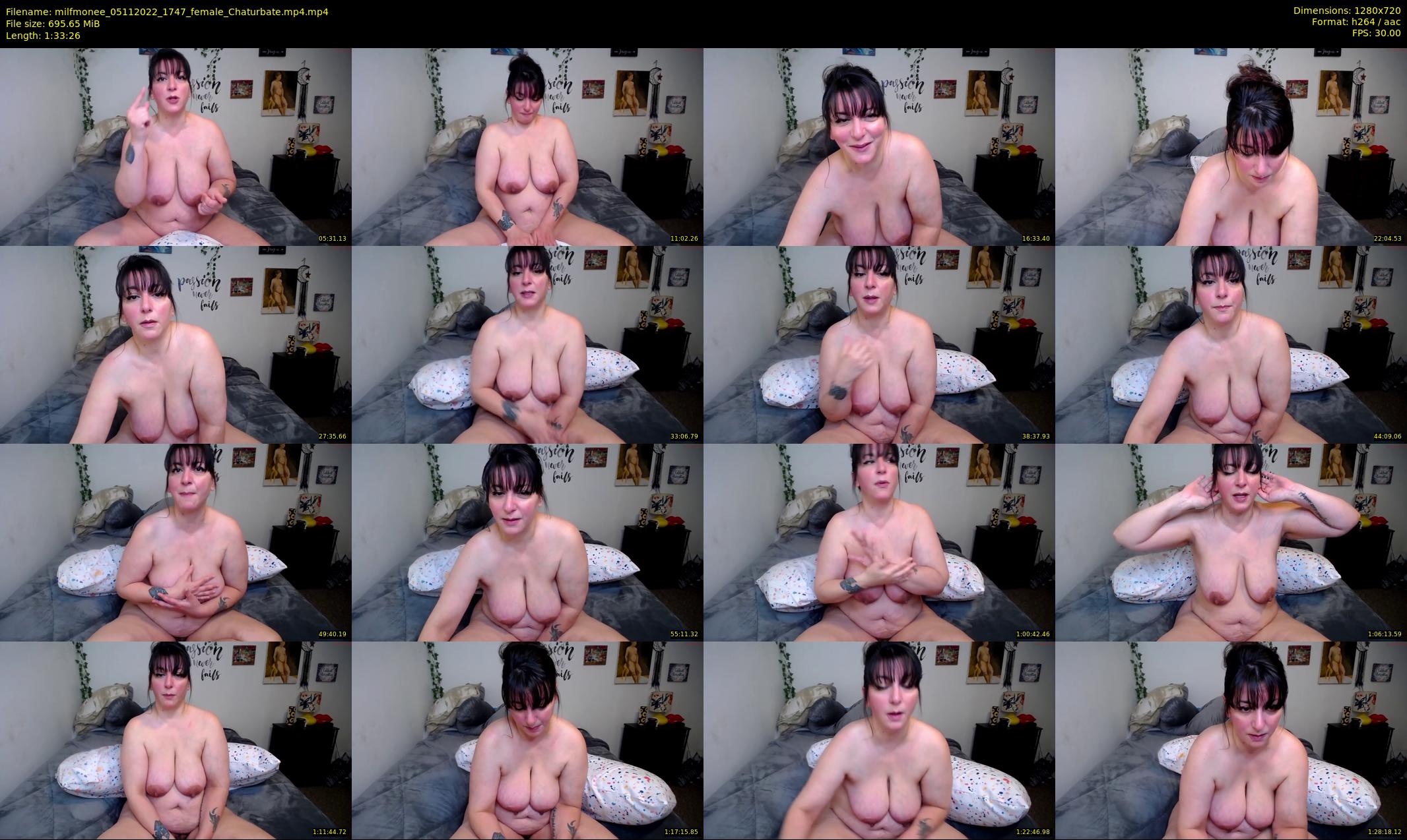 milfmonee — 94 minute Chaturbate female cam show recording, 720p, Nov 5, 2022