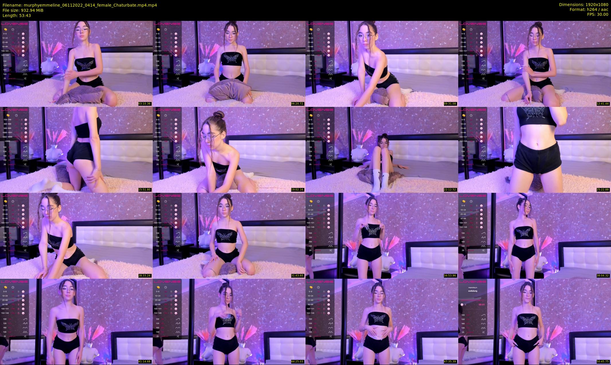 murphyemmeline — 54 minute Chaturbate female cam show recording, 1080p, Nov 6, 2022