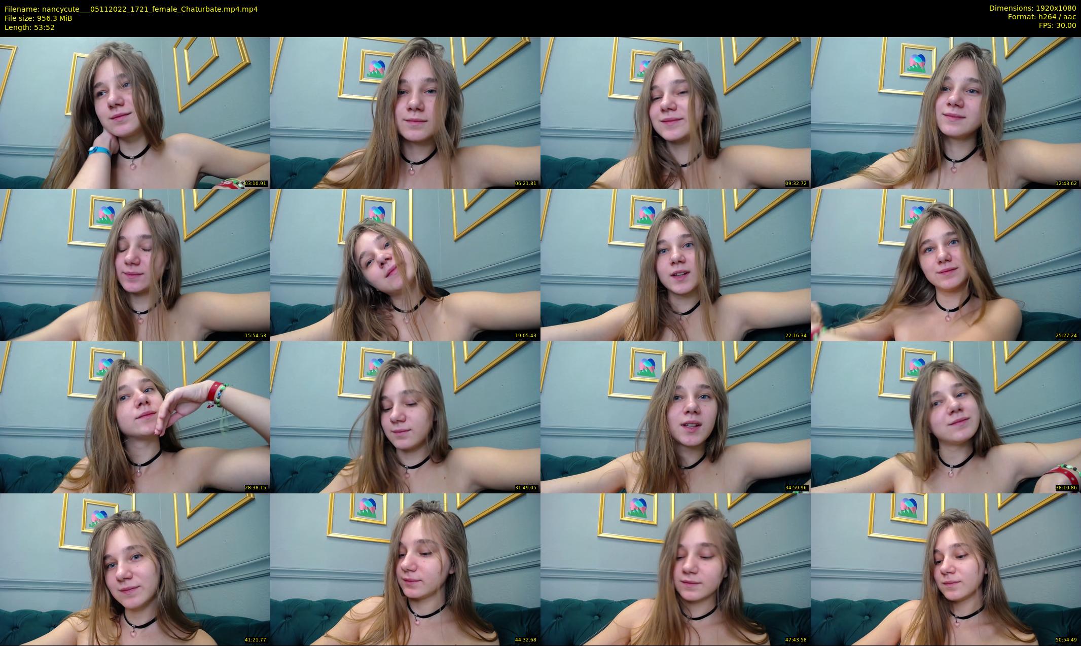 nancycute__ — 54 minute Chaturbate female cam show recording, 1080p, Nov 5, 2022