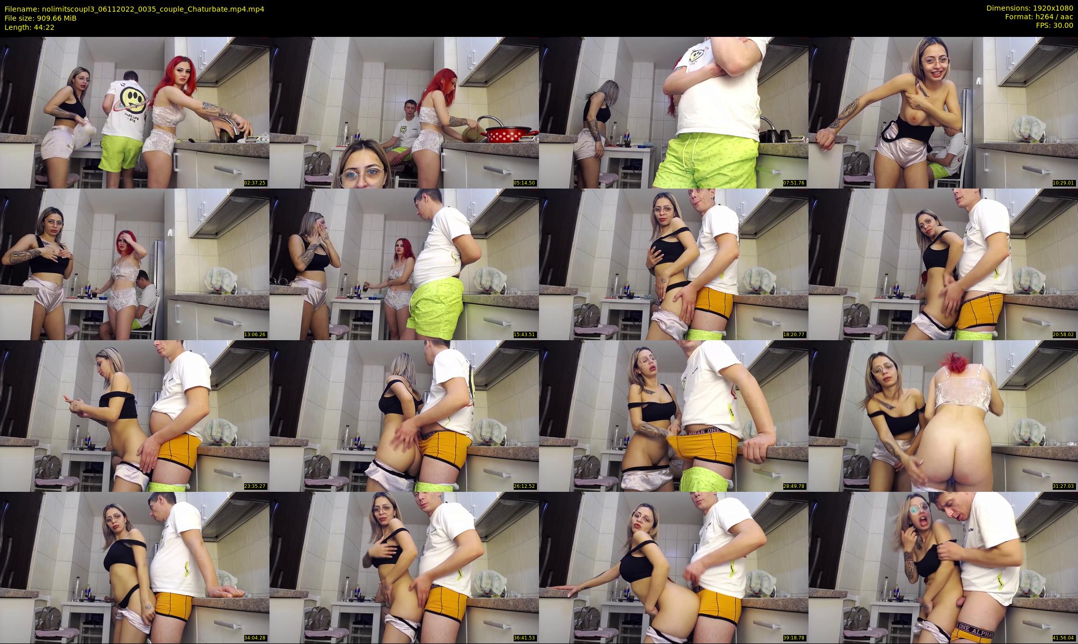 nolimitscoupl3 — 45 minute Chaturbate couple cam show recording, 1080p, Nov 6, 2022