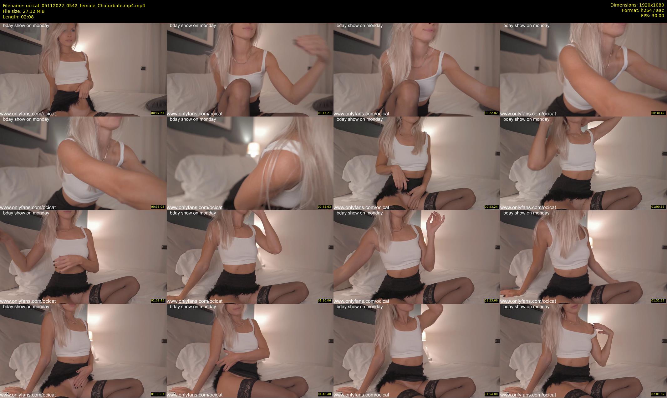 ocicat — 3 minute Chaturbate female cam show recording, 1080p, Nov 5, 2022