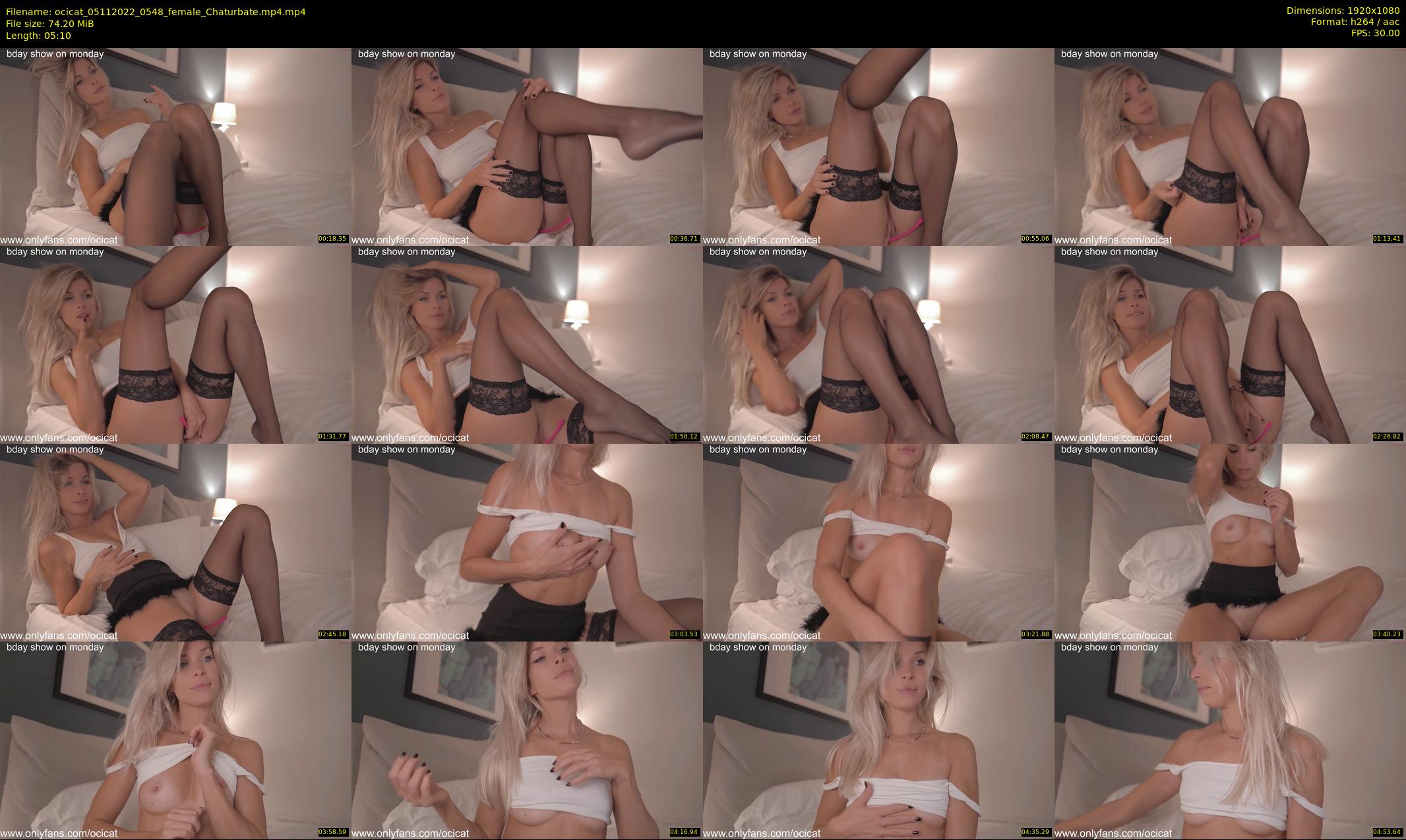 ocicat — 6 minute Chaturbate female cam show recording, 1080p, Nov 5, 2022