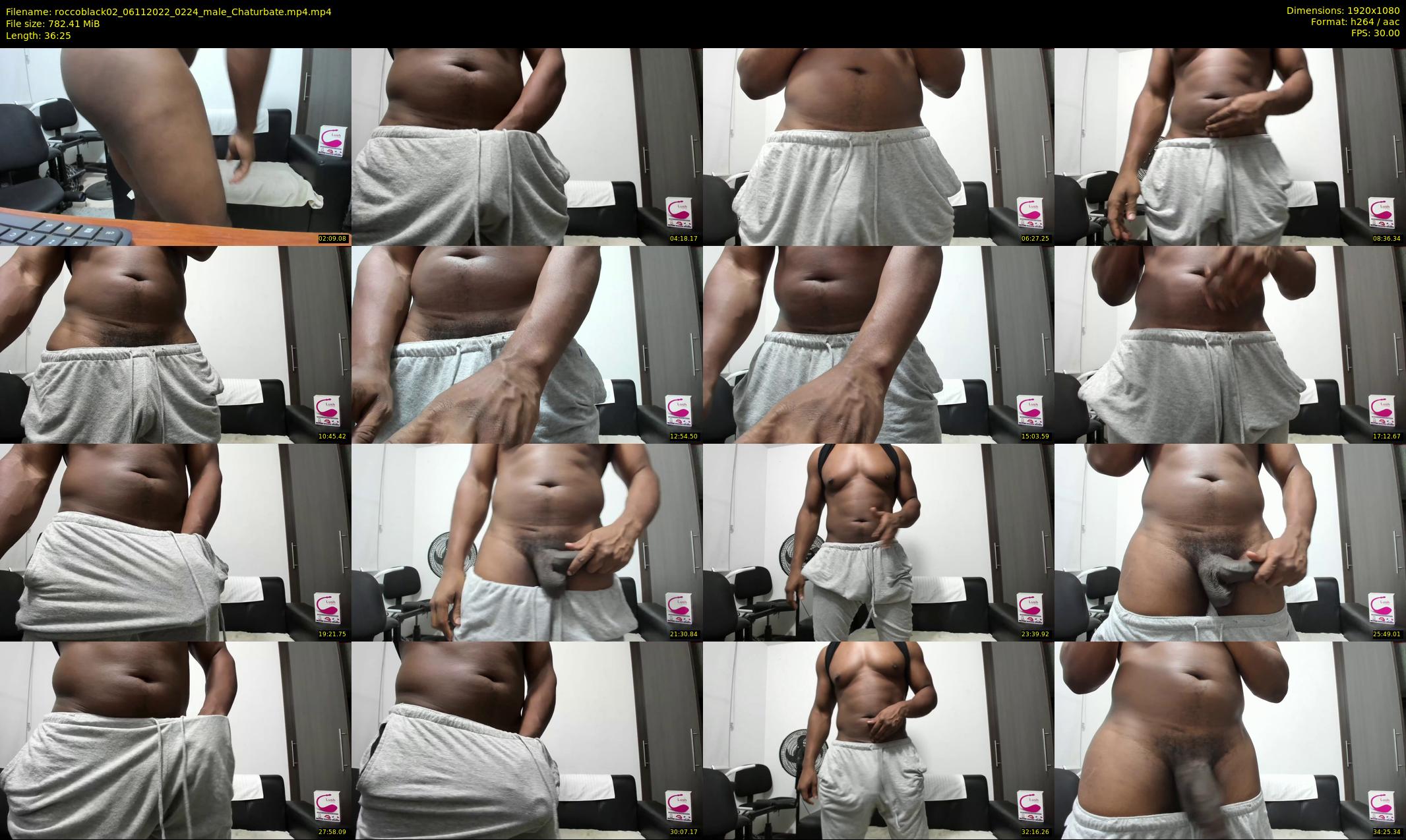 roccoblack02 — 37 minute Chaturbate male cam show recording, 1080p, Nov 6, 2022