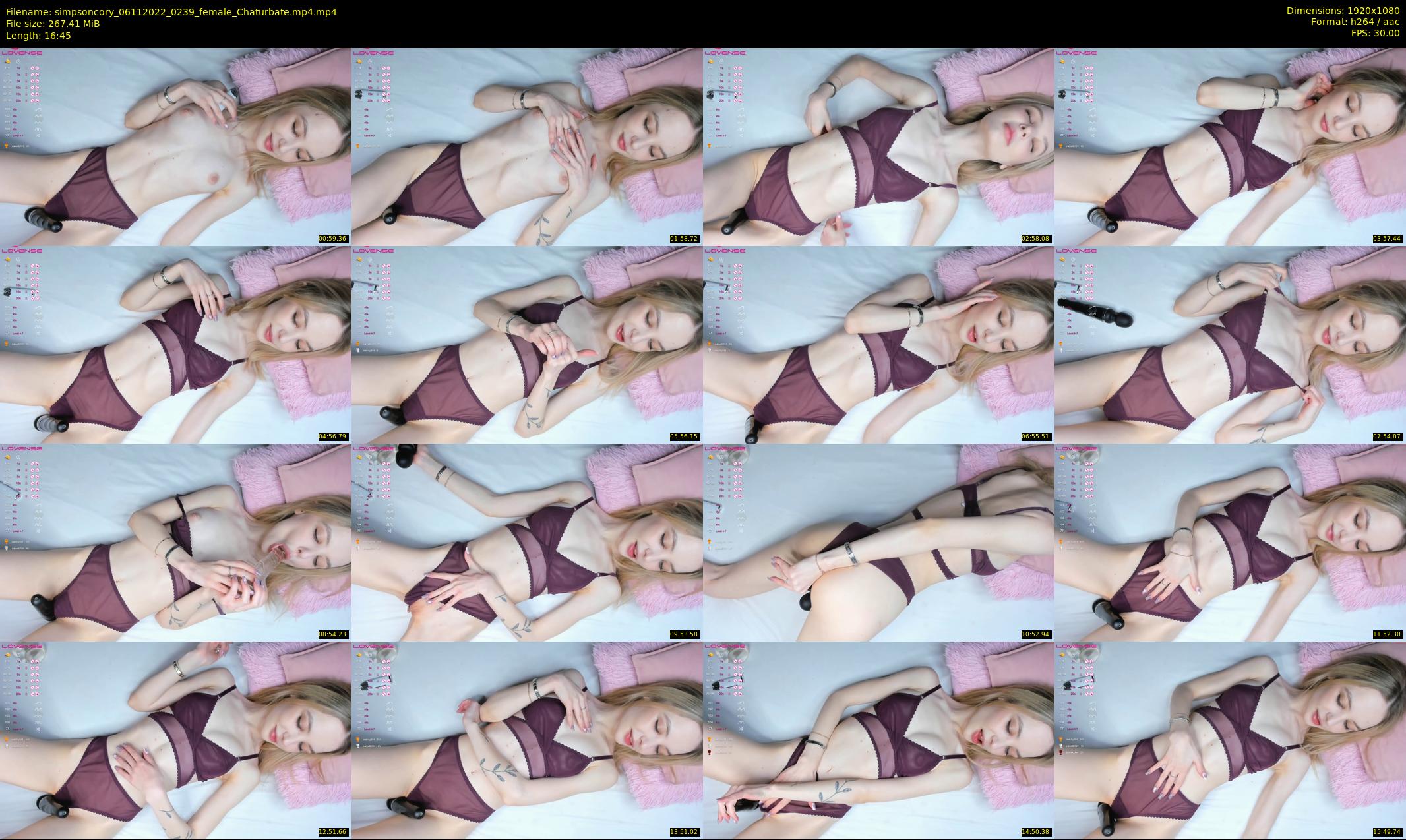 simpsoncory — 17 minute Chaturbate female cam show recording, 1080p, Nov 6, 2022
