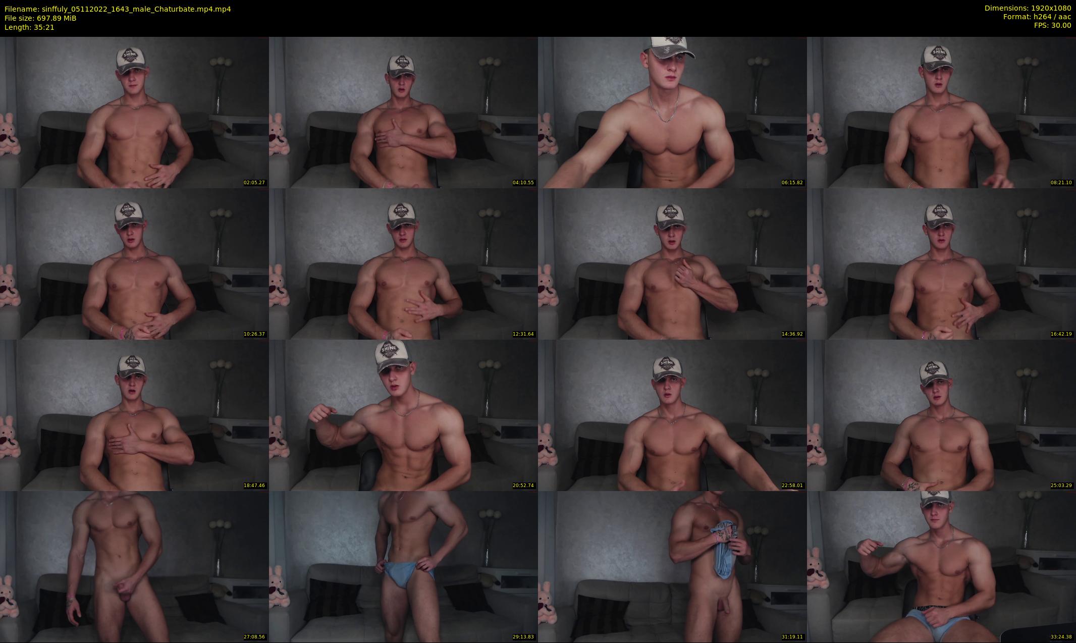 sinffuly — 36 minute Chaturbate male cam show recording, 1080p, Nov 5, 2022