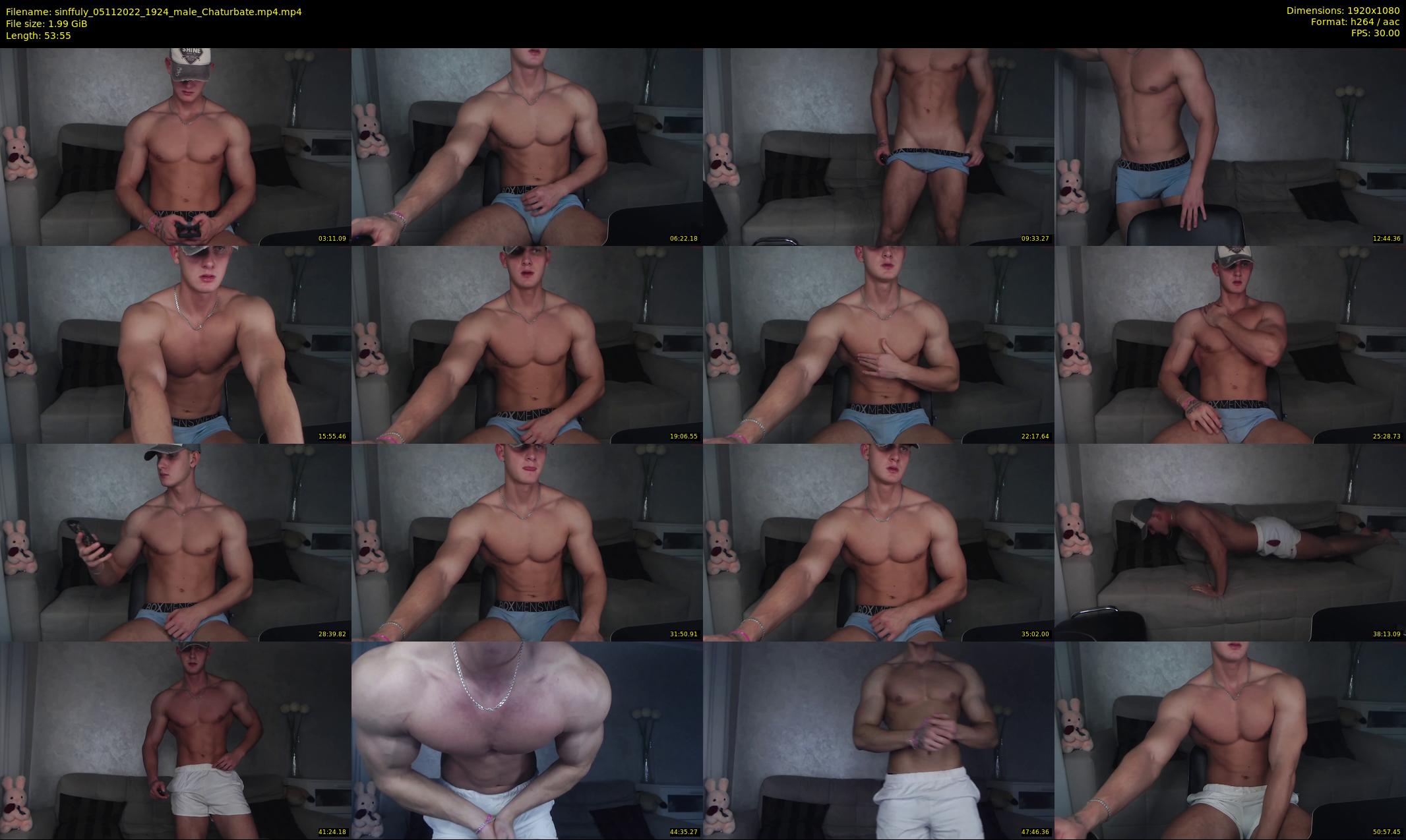 sinffuly — 54 minute Chaturbate male cam show recording, 1080p, Nov 5, 2022