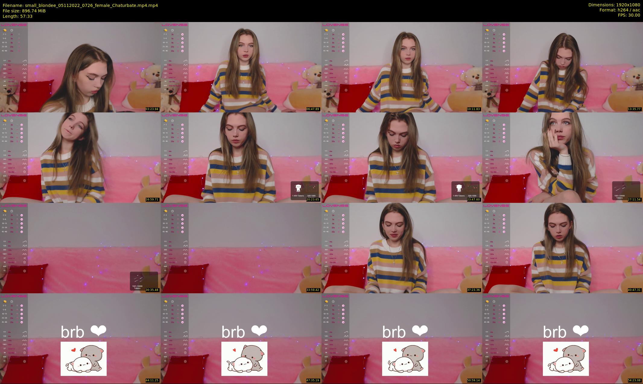 small_blondee — 58 minute Chaturbate female cam show recording, 1080p, Nov 5, 2022