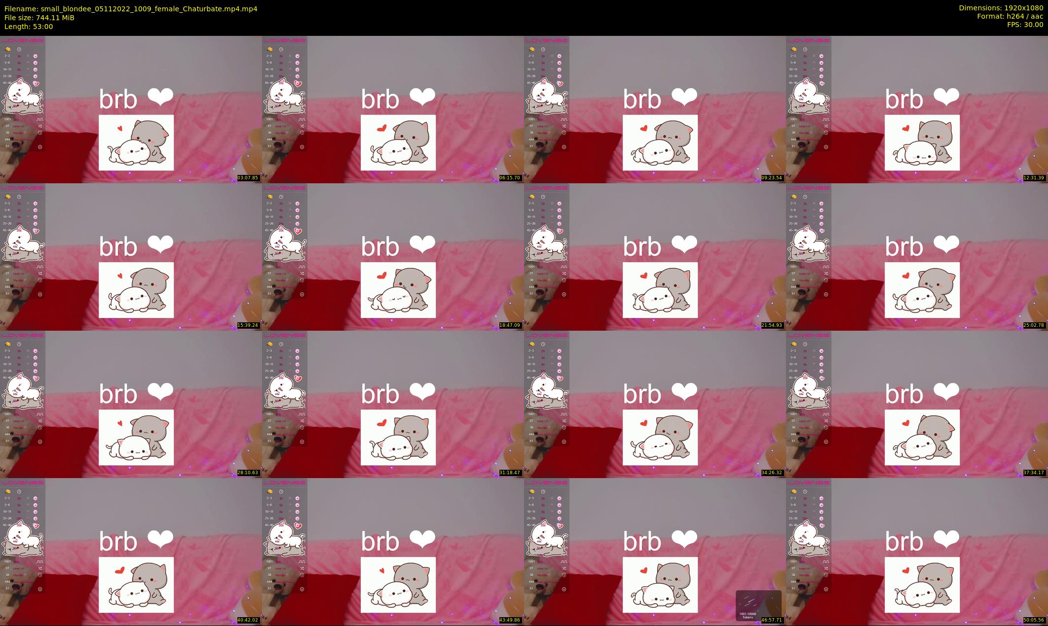 small_blondee — 53 minute Chaturbate female cam show recording, 1080p, Nov 5, 2022