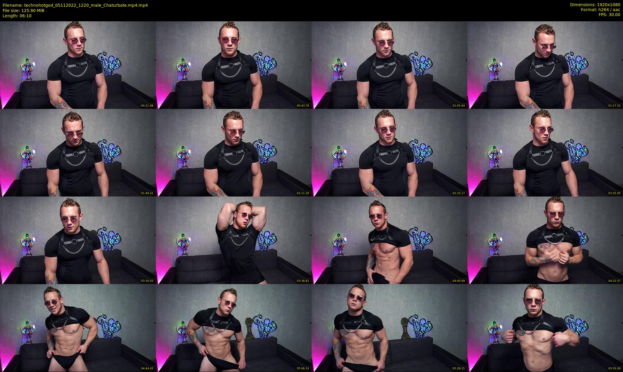 technohotgod — 7 minute Chaturbate male cam show recording, 1080p, Nov 5, 2022