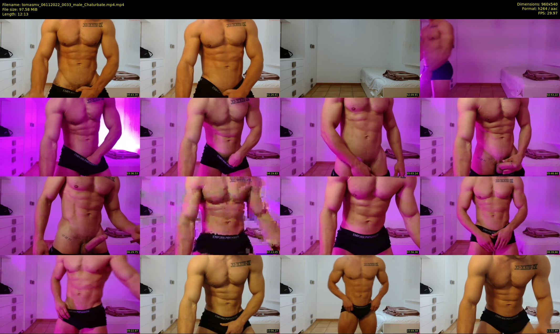 tomasmv — 13 minute Chaturbate male cam show recording, 480p, Nov 6, 2022