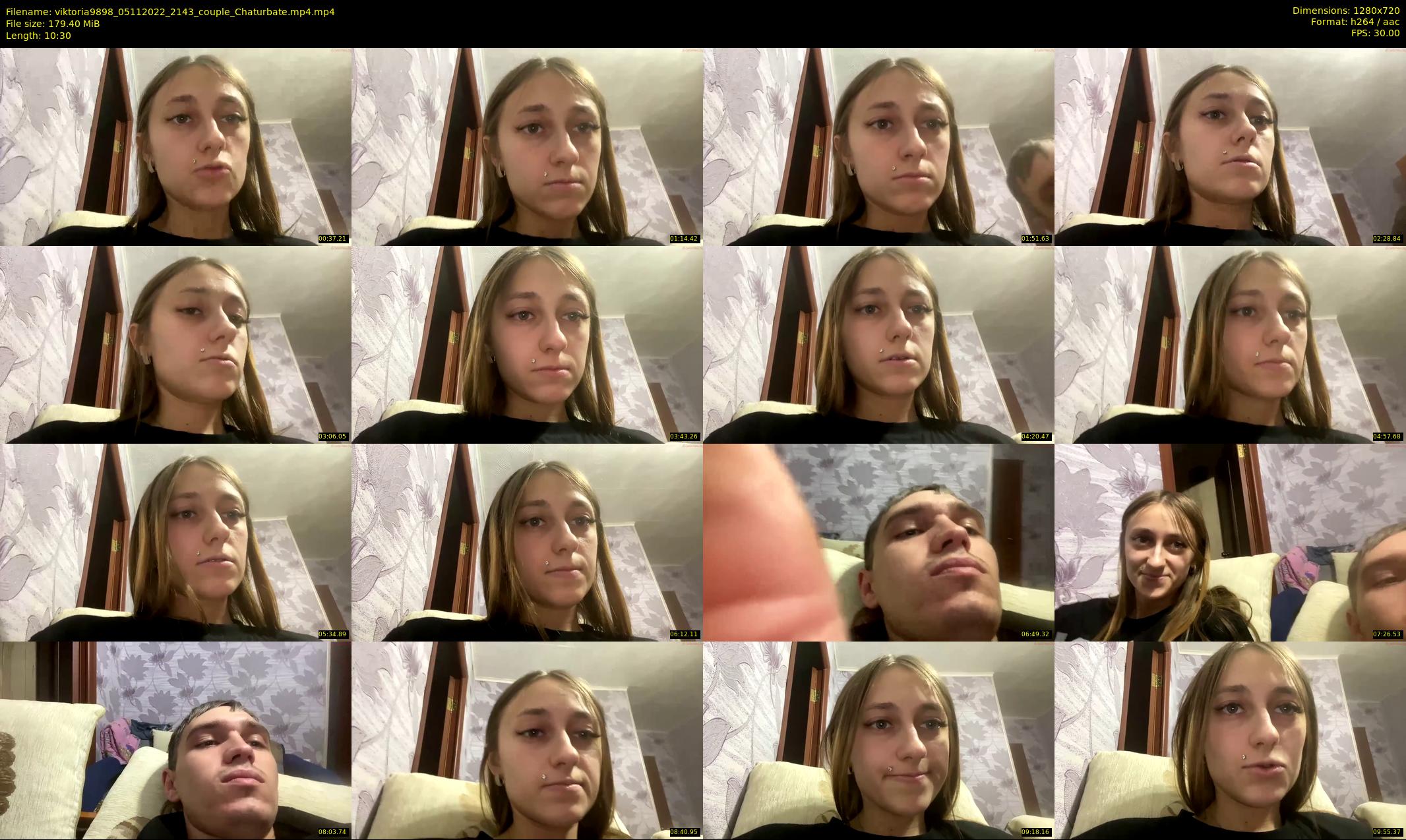 viktoria9898 — 11 minute Chaturbate couple cam show recording, 720p, Nov 5, 2022