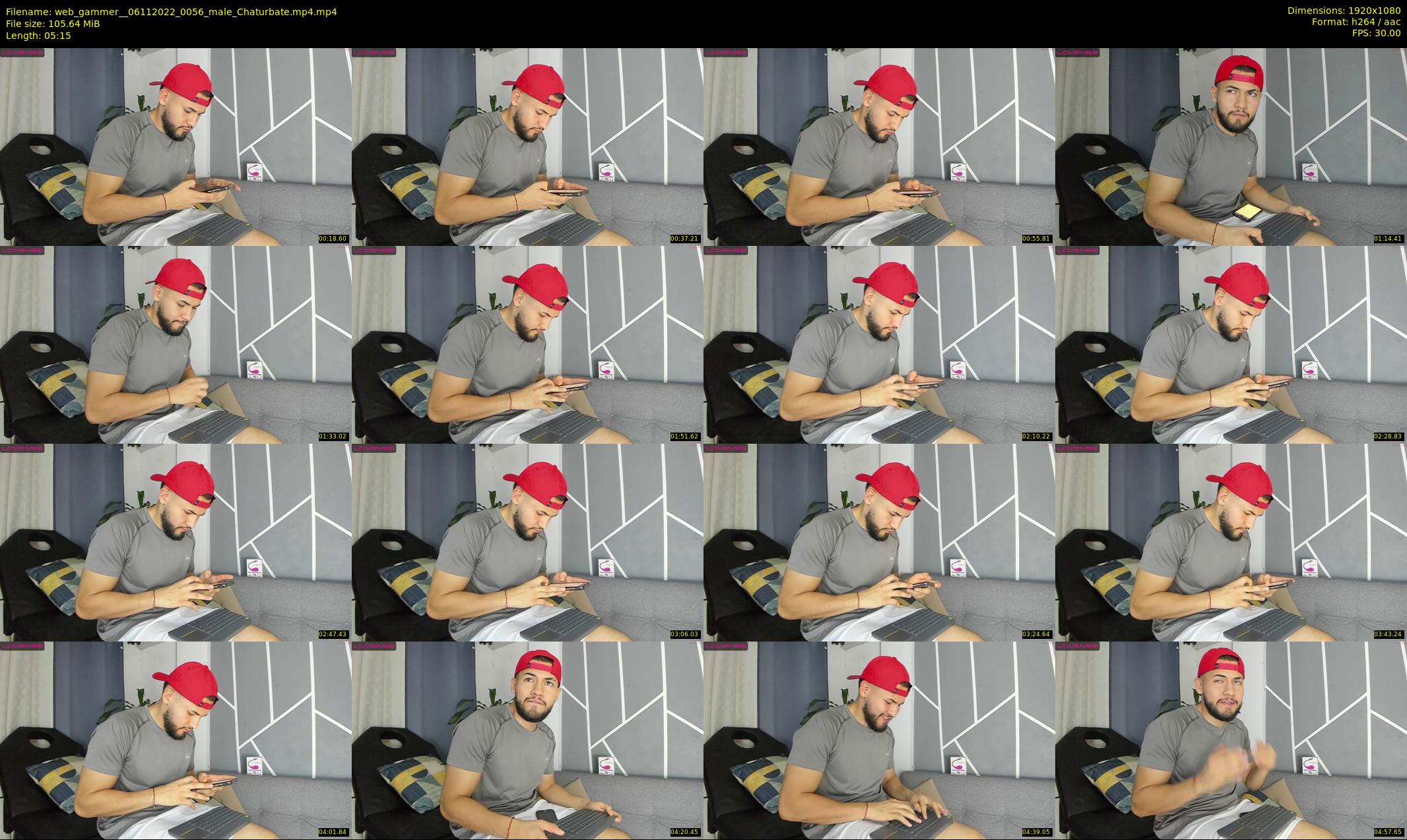 web_gammer_ — 6 minute Chaturbate male cam show recording, 1080p, Nov 6, 2022