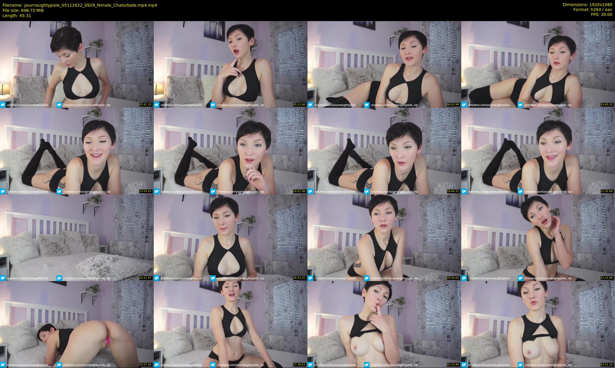 yournaughtypixie — 46 minute Chaturbate couple cam show recording, 1080p, Nov 5, 2022