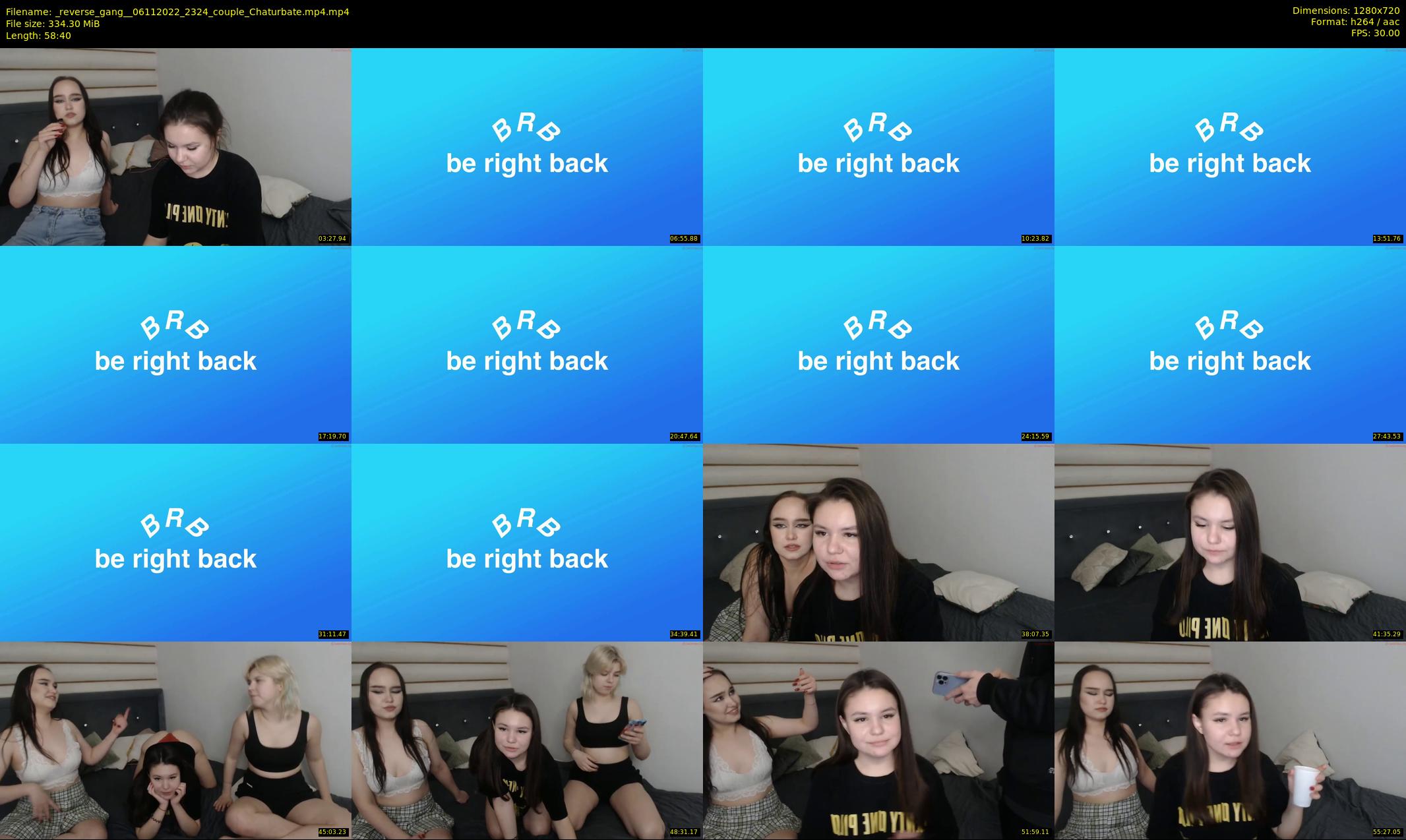 _reverse_gang_ — 59 minute Chaturbate couple cam show recording, 720p, Nov 6, 2022