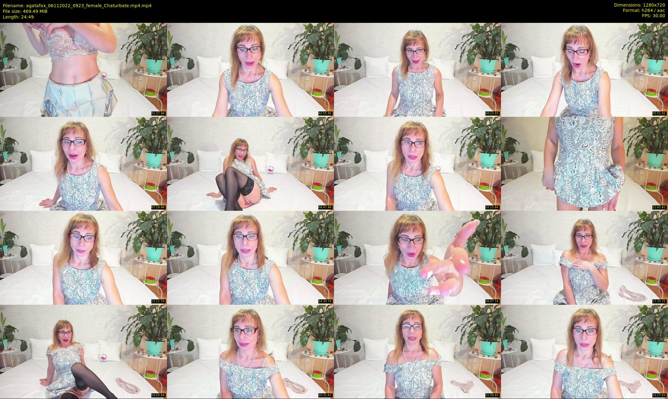 agatafox — 25 minute Chaturbate female cam show recording, 720p, Nov 6, 2022