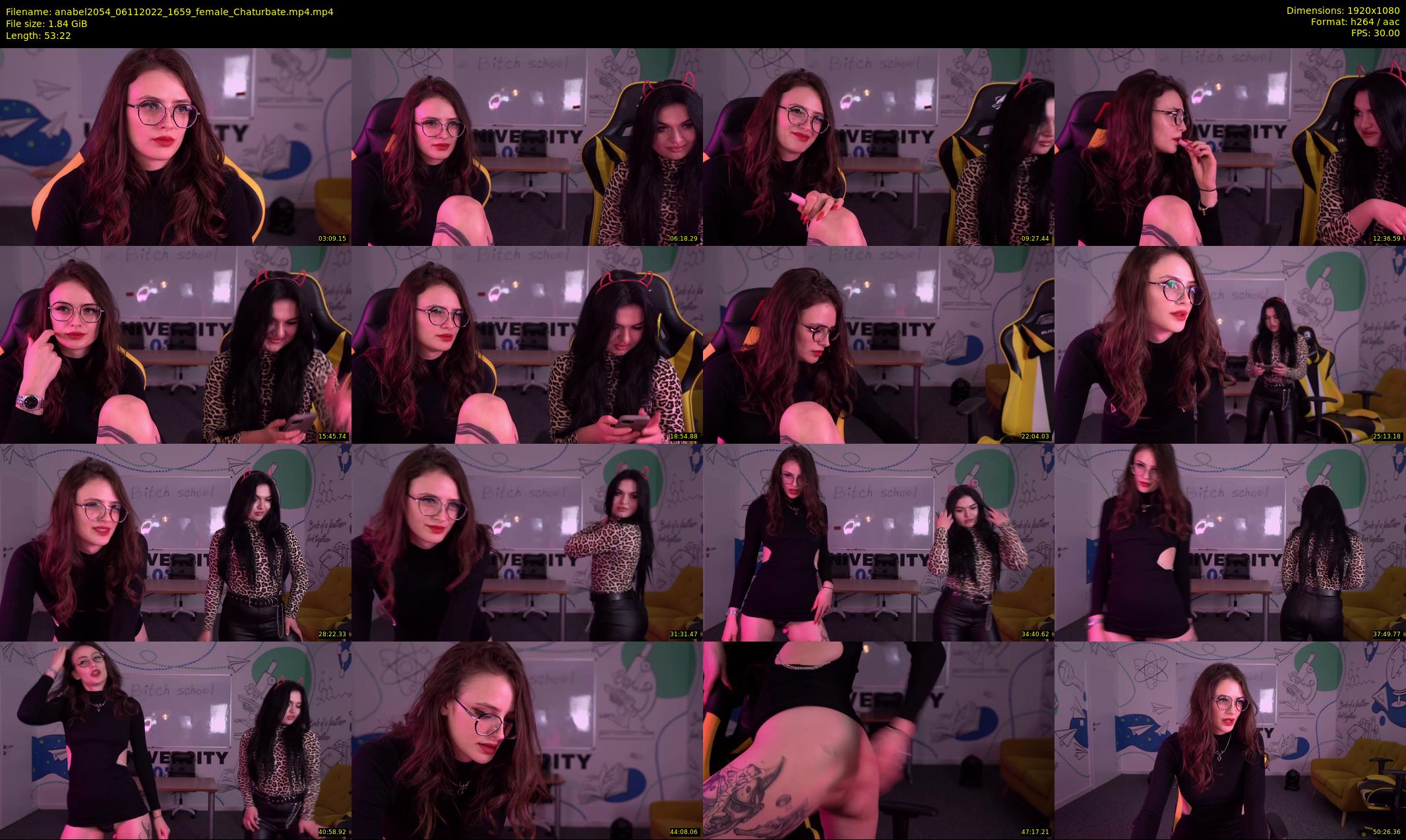 anabel2054 — 54 minute Chaturbate female cam show recording, 1080p, Nov 6, 2022