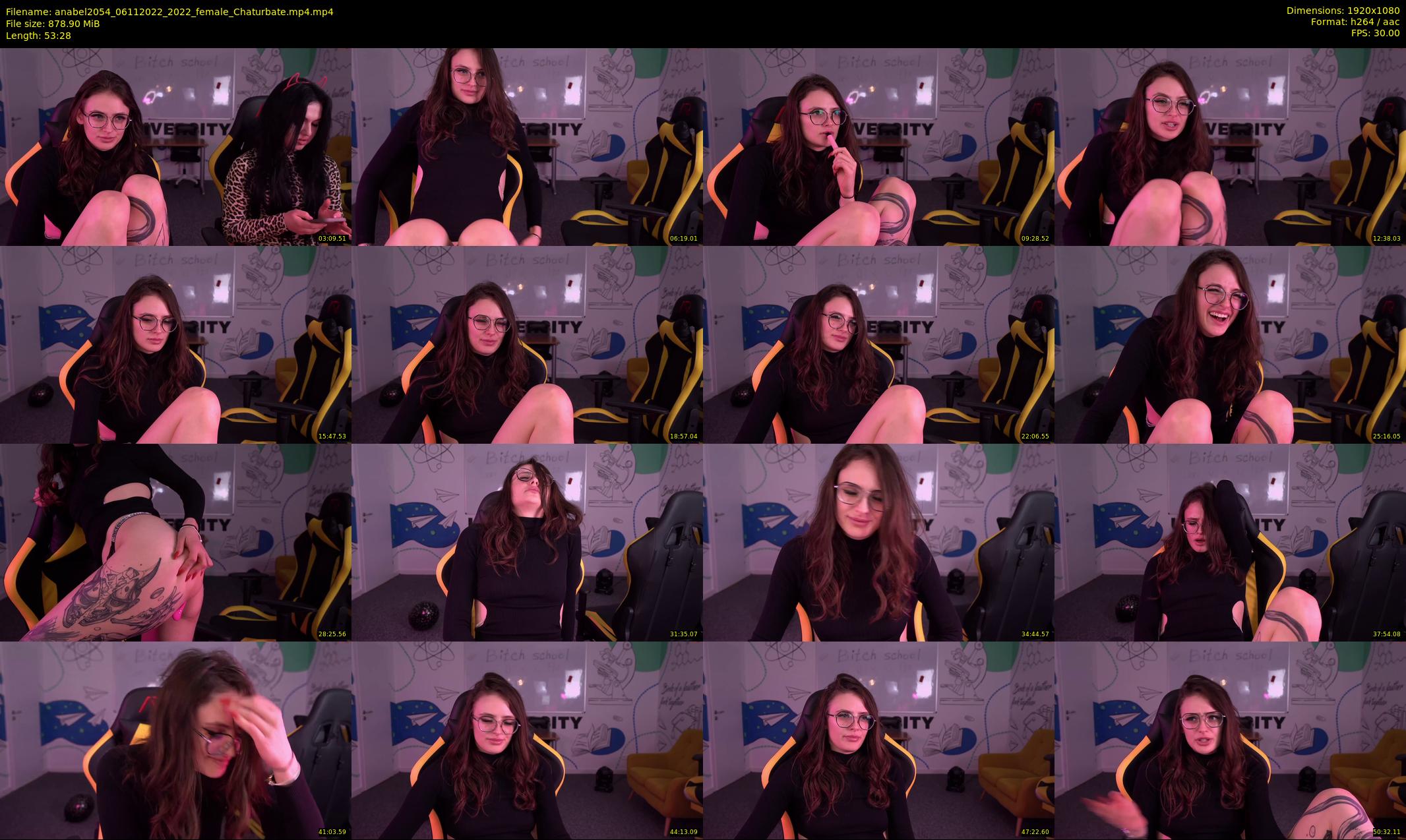 anabel2054 — 54 minute Chaturbate female cam show recording, 1080p, Nov 6, 2022
