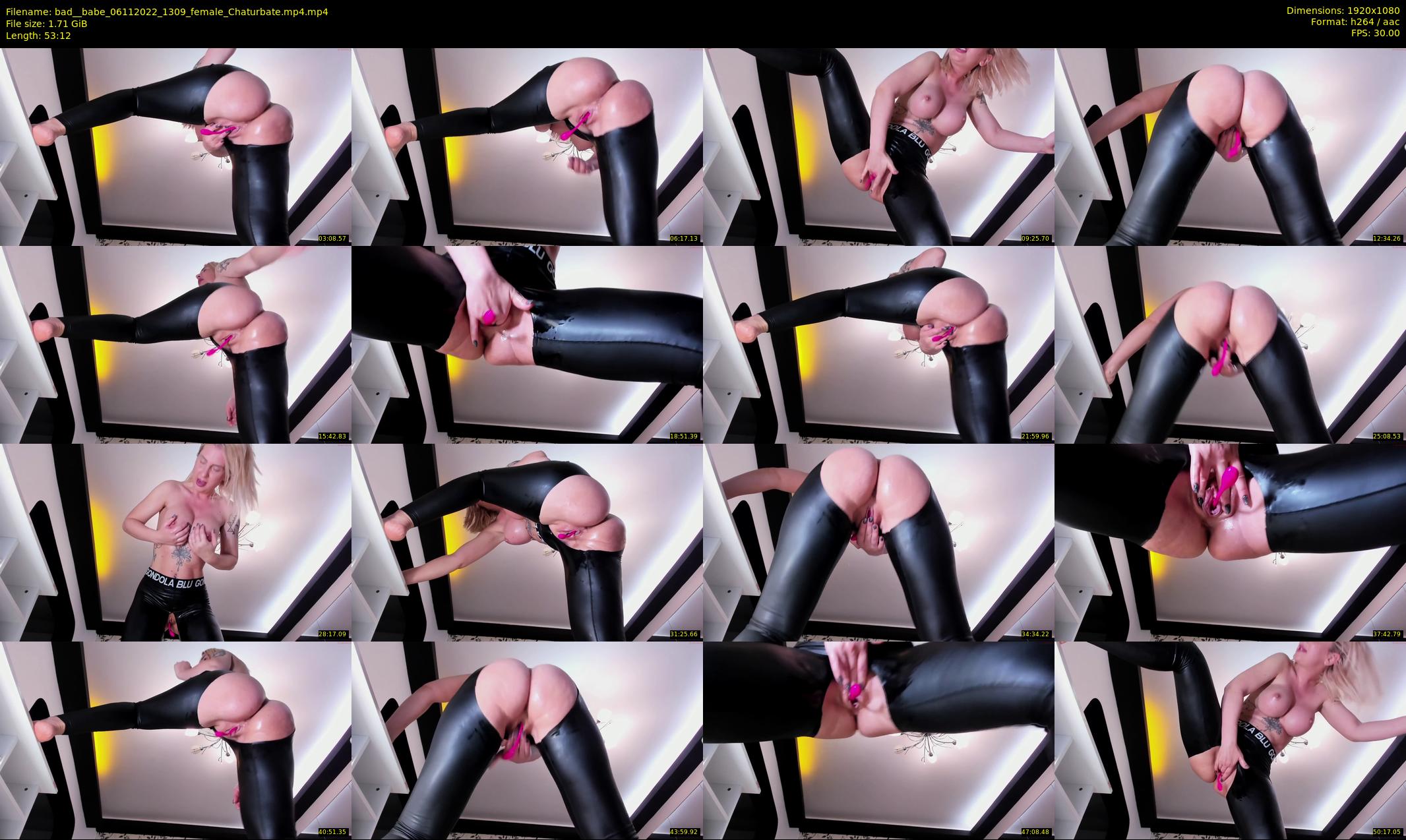 bad__babe — 54 minute Chaturbate female cam show recording, 1080p, Nov 6, 2022