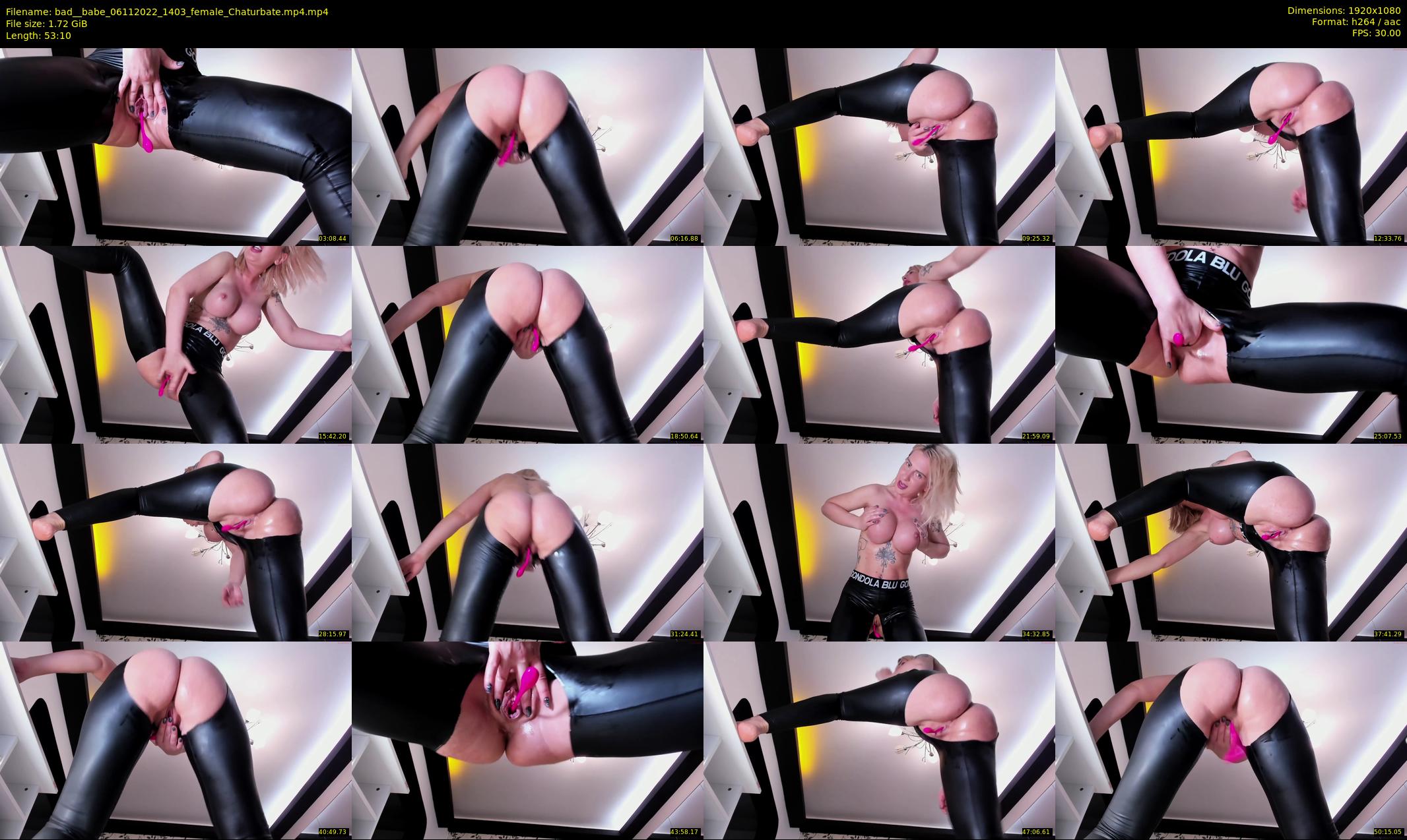 bad__babe — 54 minute Chaturbate female cam show recording, 1080p, Nov 6, 2022