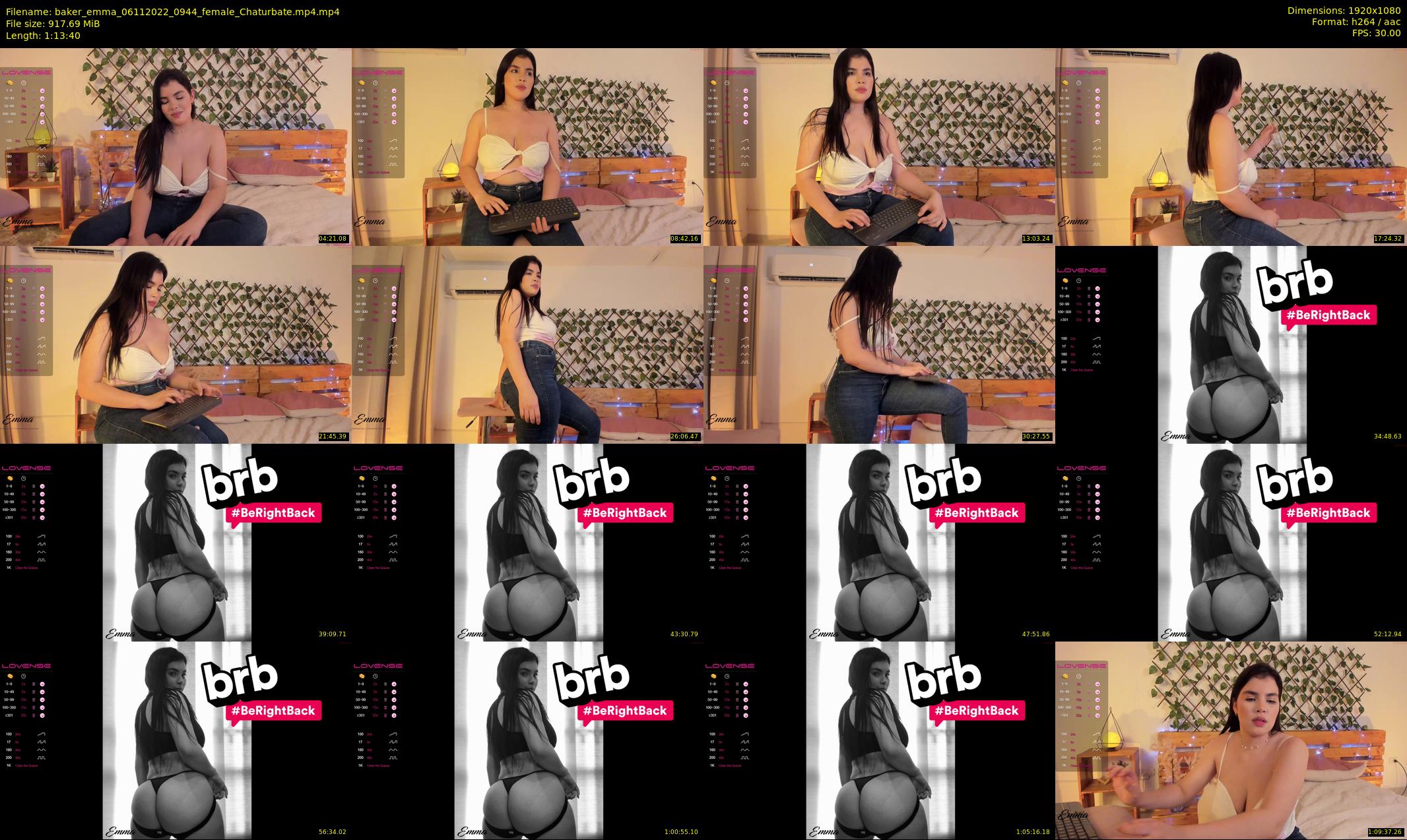 baker_emma — 74 minute Chaturbate female cam show recording, 1080p, Nov 6, 2022