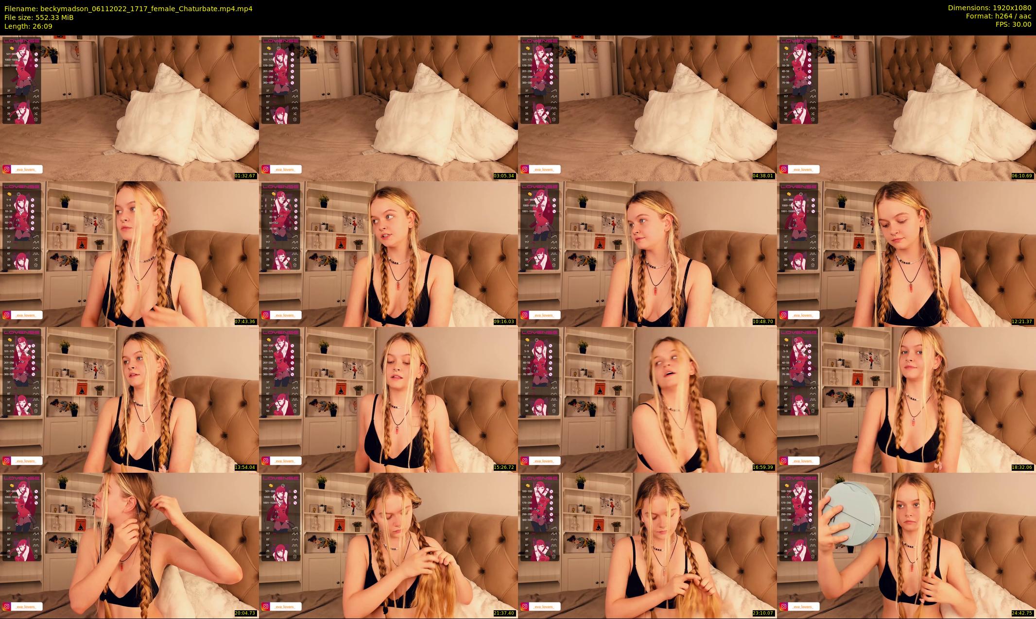 beckymadson — 27 minute Chaturbate female cam show recording, 1080p, Nov 6, 2022